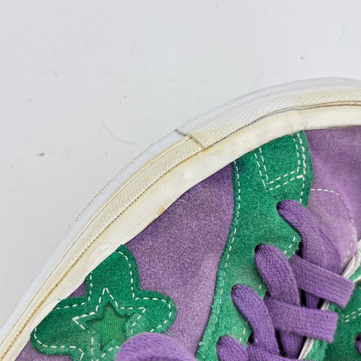 Converse × Golf le Fleur × Tyler The Creator Converse Golf Le Fleur One Star Ox Purple Heart Shoes 12 Size US 12 / EU 45 - 13 Thumbnail