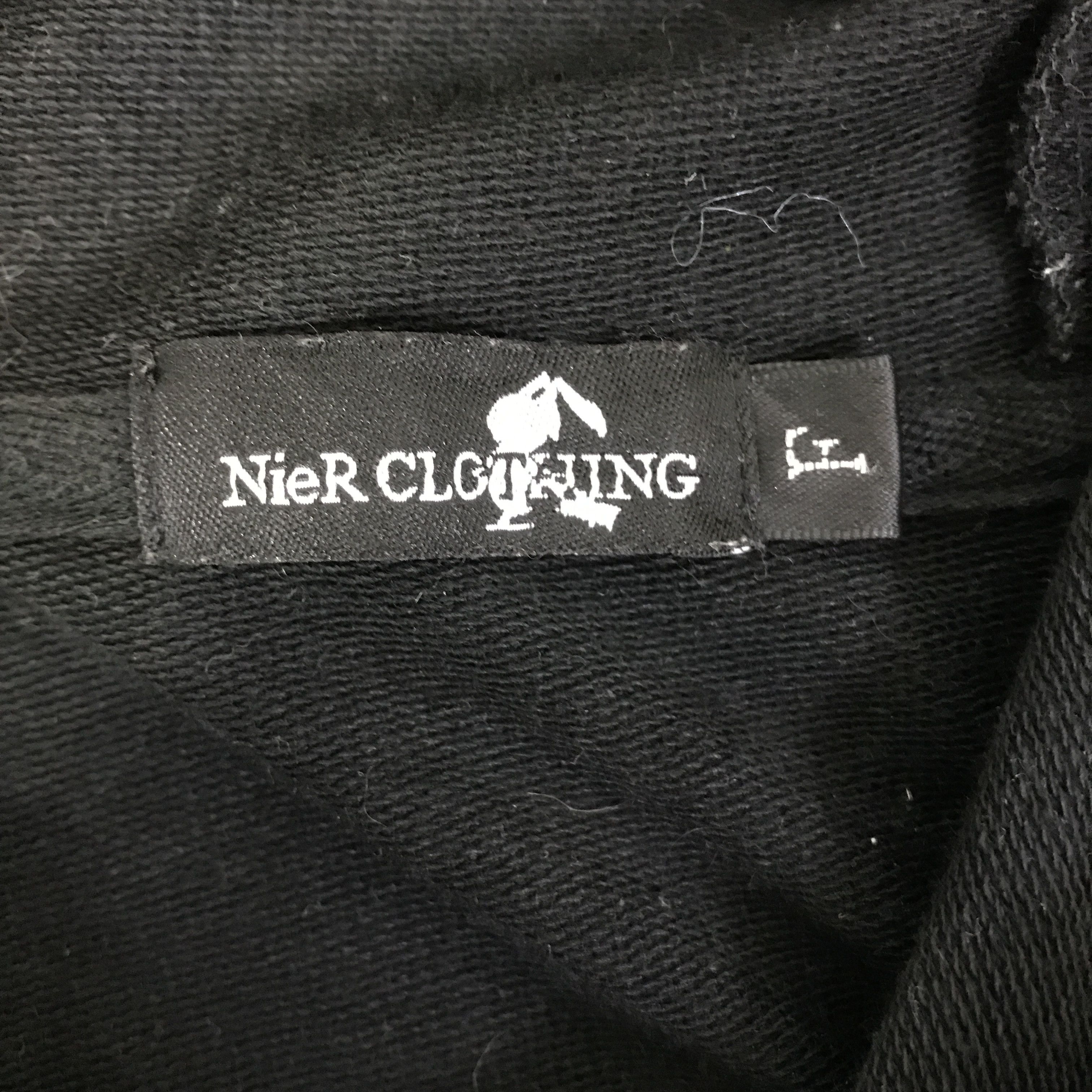 Japanese Brand NIER CLOTHING JAPAN STYLE PUNK HOODIES SWEATSHIRT K103B9 Size US L / EU 52-54 / 3 - 9 Thumbnail