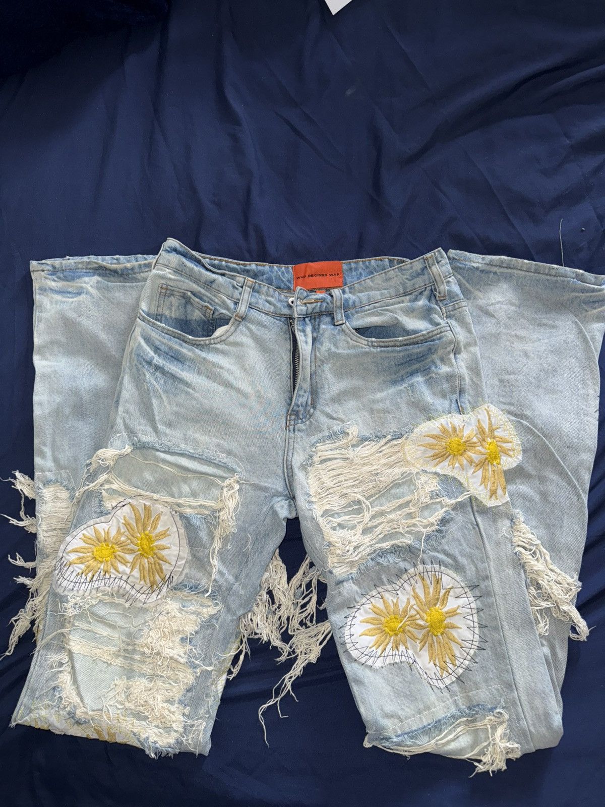 Ev Bravado × Who Decides War Who decides war daisy denims Size US 28 / EU 44 - 1 Thumbnail