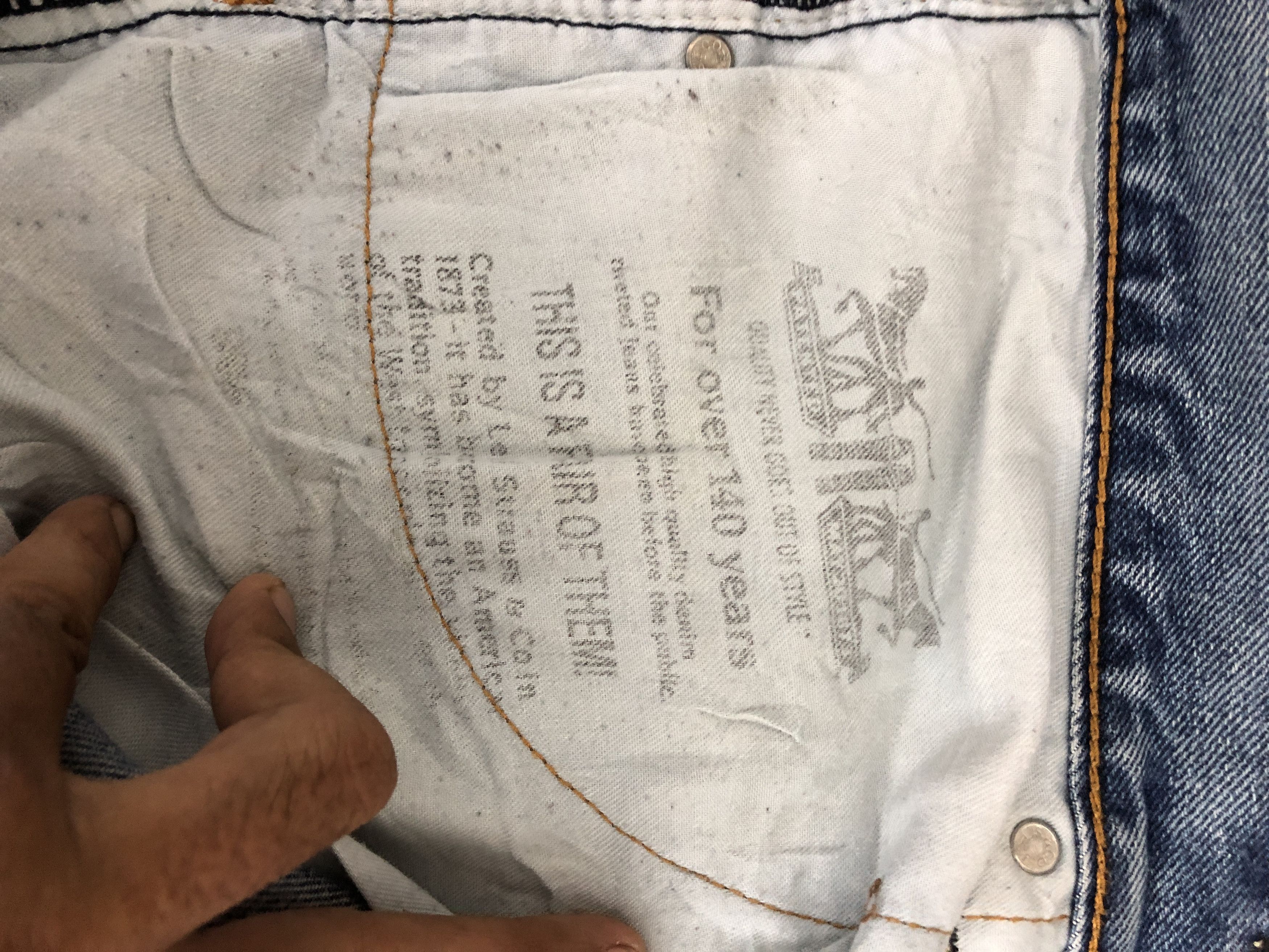 Levi's Vintage Levis 559 Baggy Jeans Levi's Faded Light Wash Denim Size US 38 / EU 54 - 8 Thumbnail
