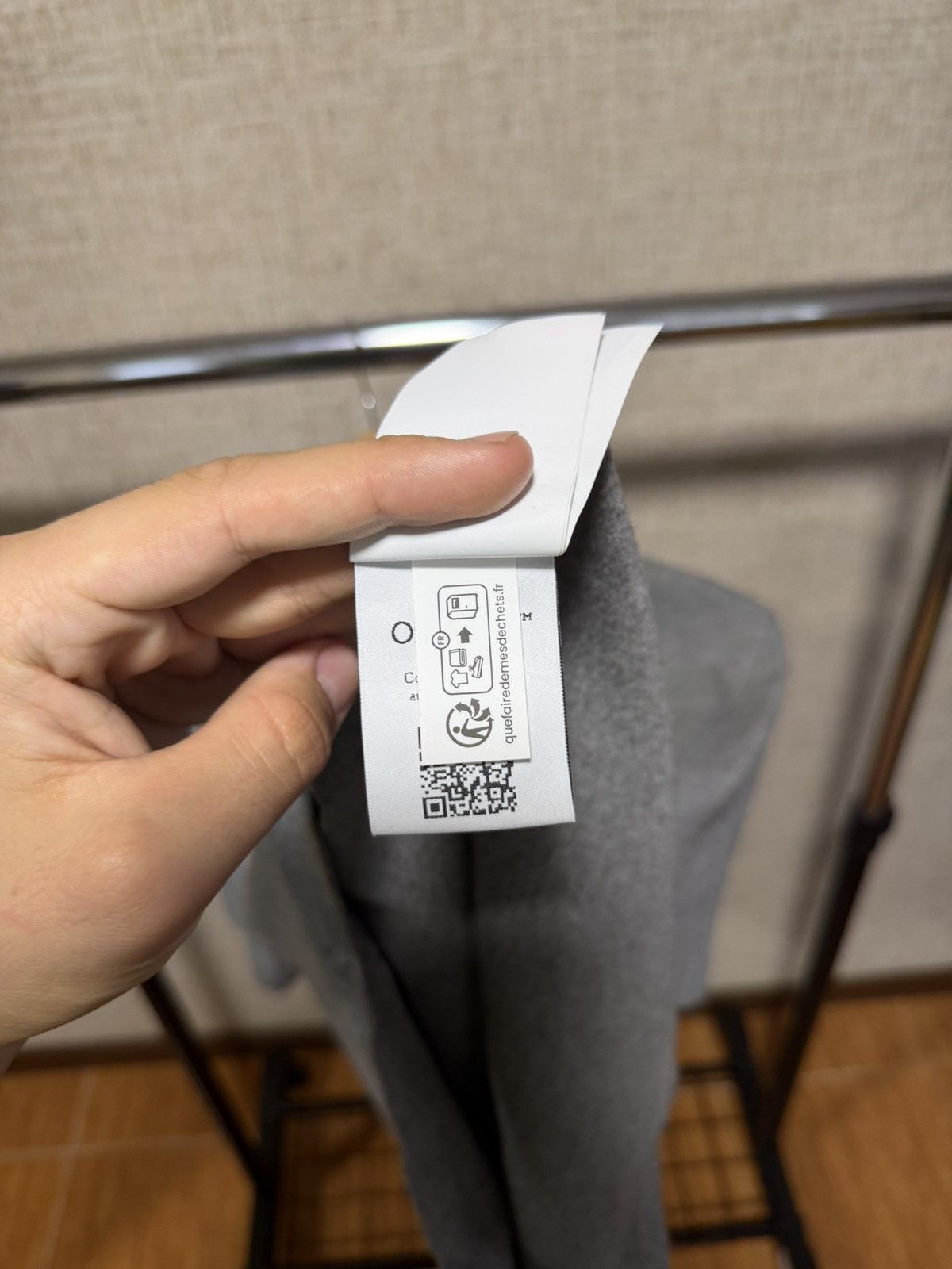 Off-White OFF-WHITE Ow 23 Embroidered Gray T-Shirt Size US M / EU 48-50 / 2 - 7 Thumbnail