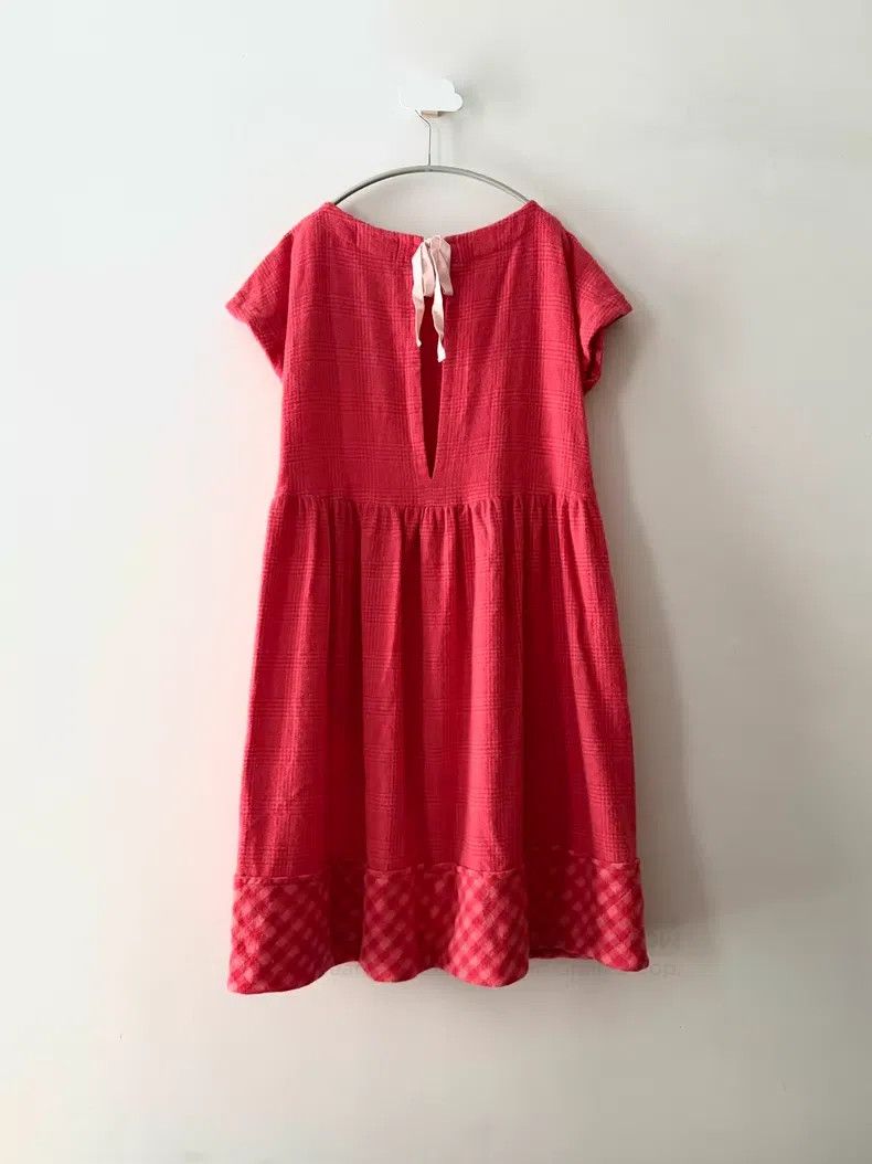 Comme des Garcons Comme Des Garcons Pink Velvet Short Sleeve Dress Size S / US 4 / IT 40 - 3 Thumbnail