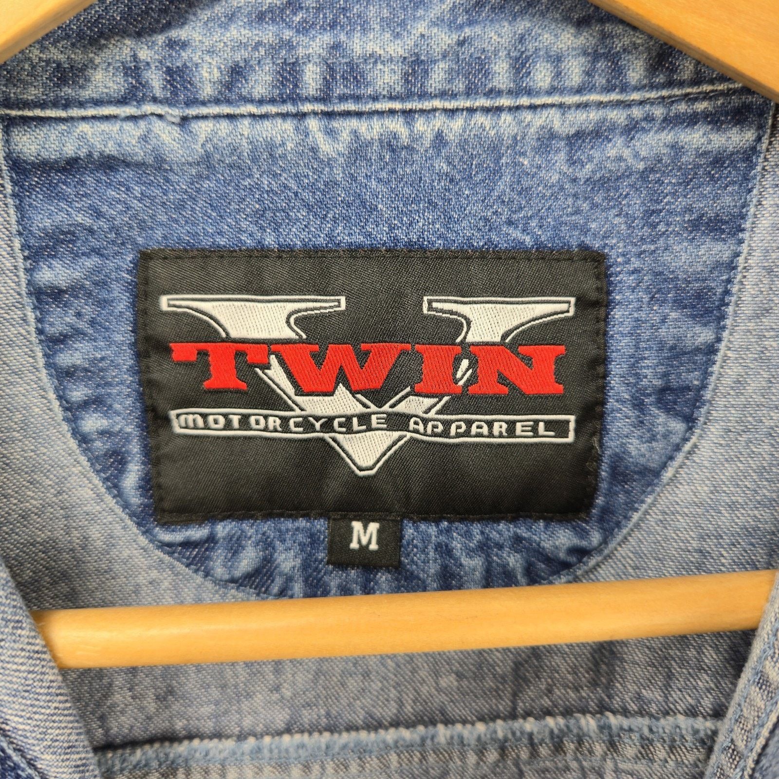 Other Laughlin Nevada Motorcycle Rally Denim Shirt Med 2006 Y2K Size US M / EU 48-50 / 2 - 5 Thumbnail