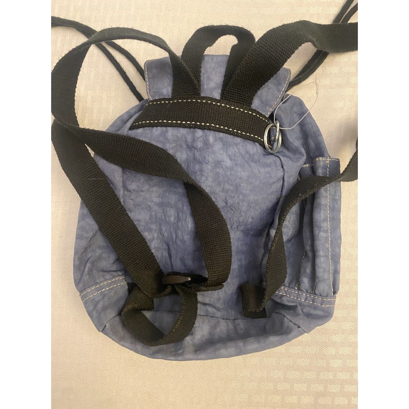 Vintage Kipling Lovebug Travel Small Mini Bag Backpack Blue Size ONE SIZE - 6 Thumbnail