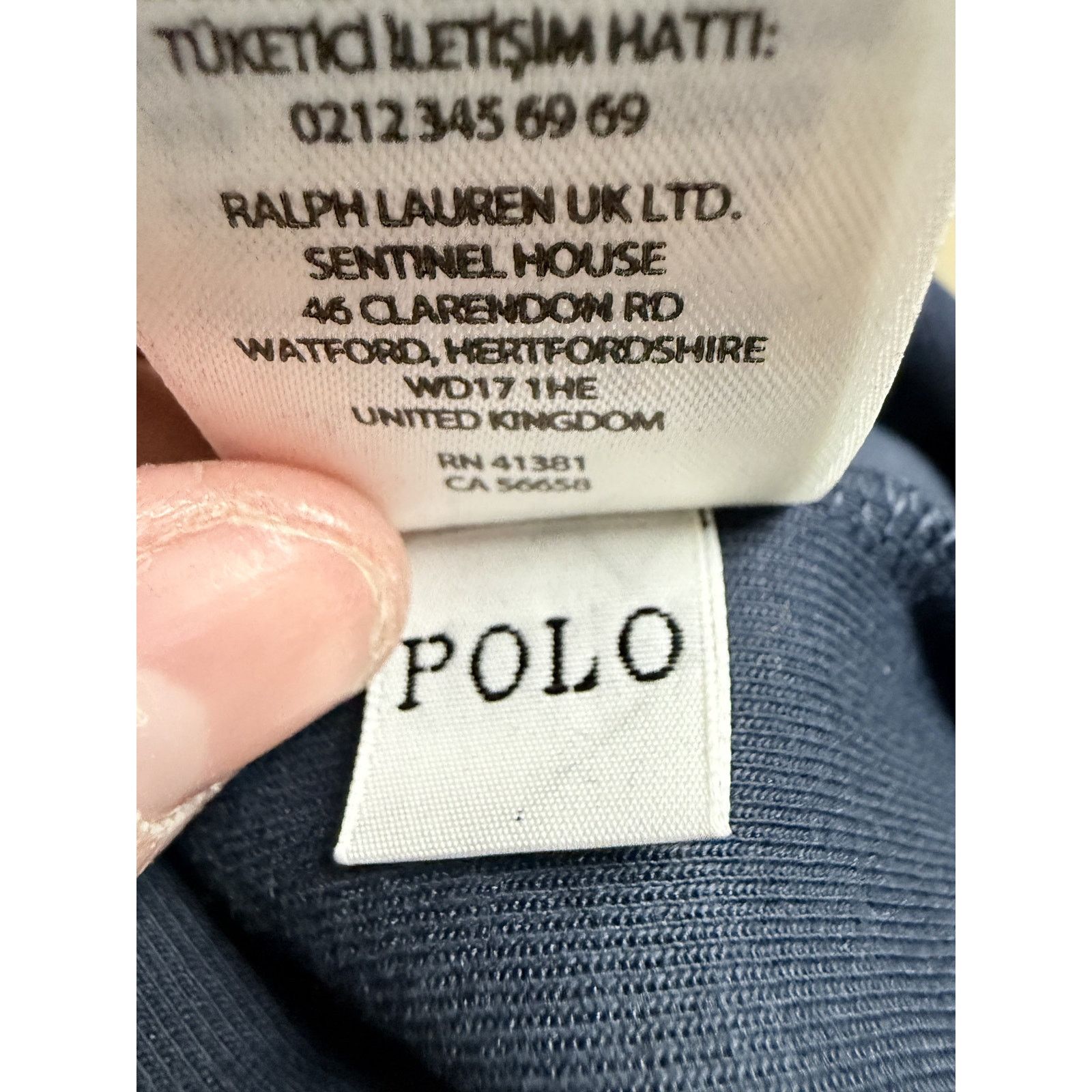 Polo Ralph Lauren Polo Zip Up Navy White New XXL With Tags Size US XXL / EU 58 / 5 - 5 Thumbnail