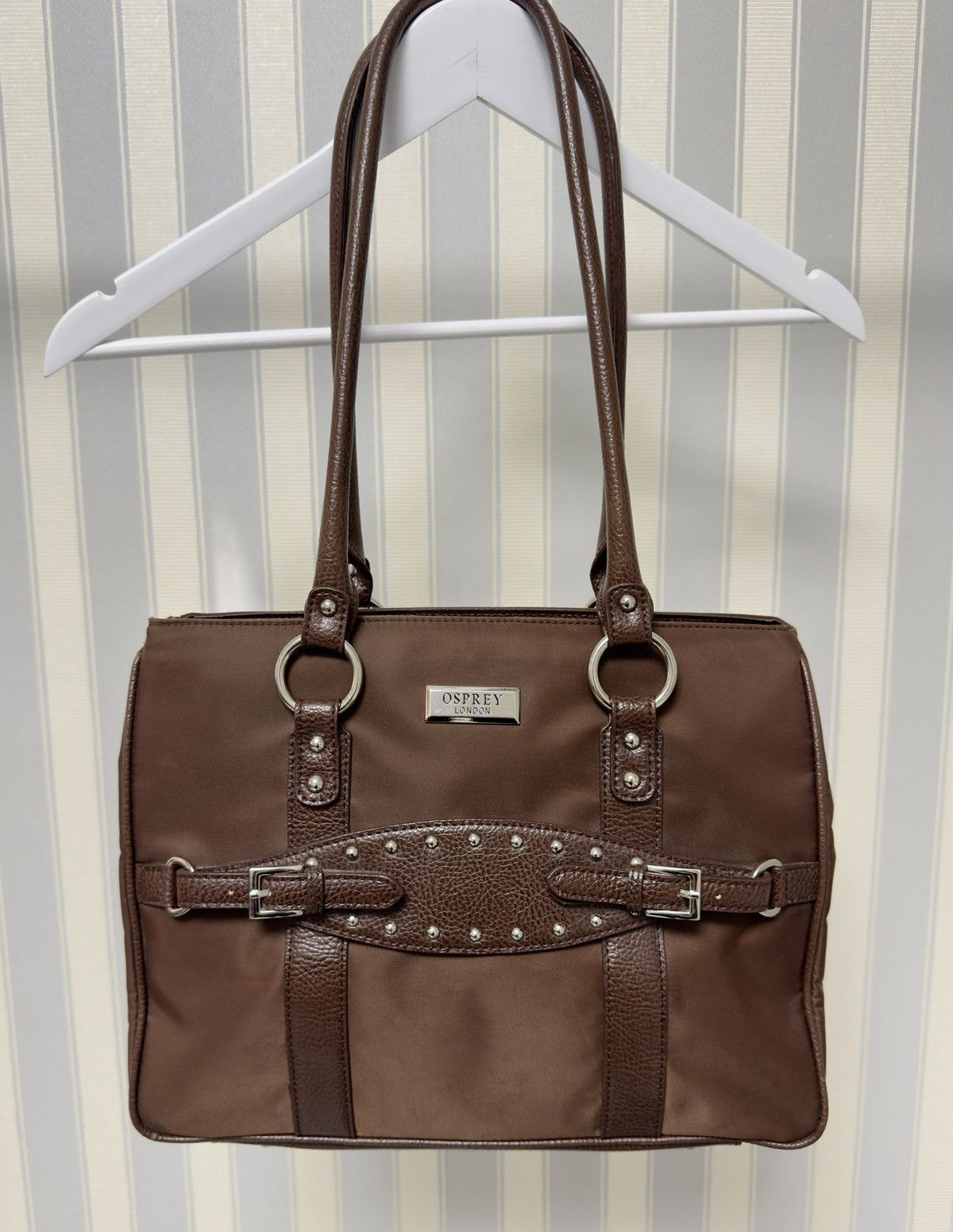 Osprey Brown nylon bag with leather inserts osprey london Size ONE SIZE - 1 Thumbnail