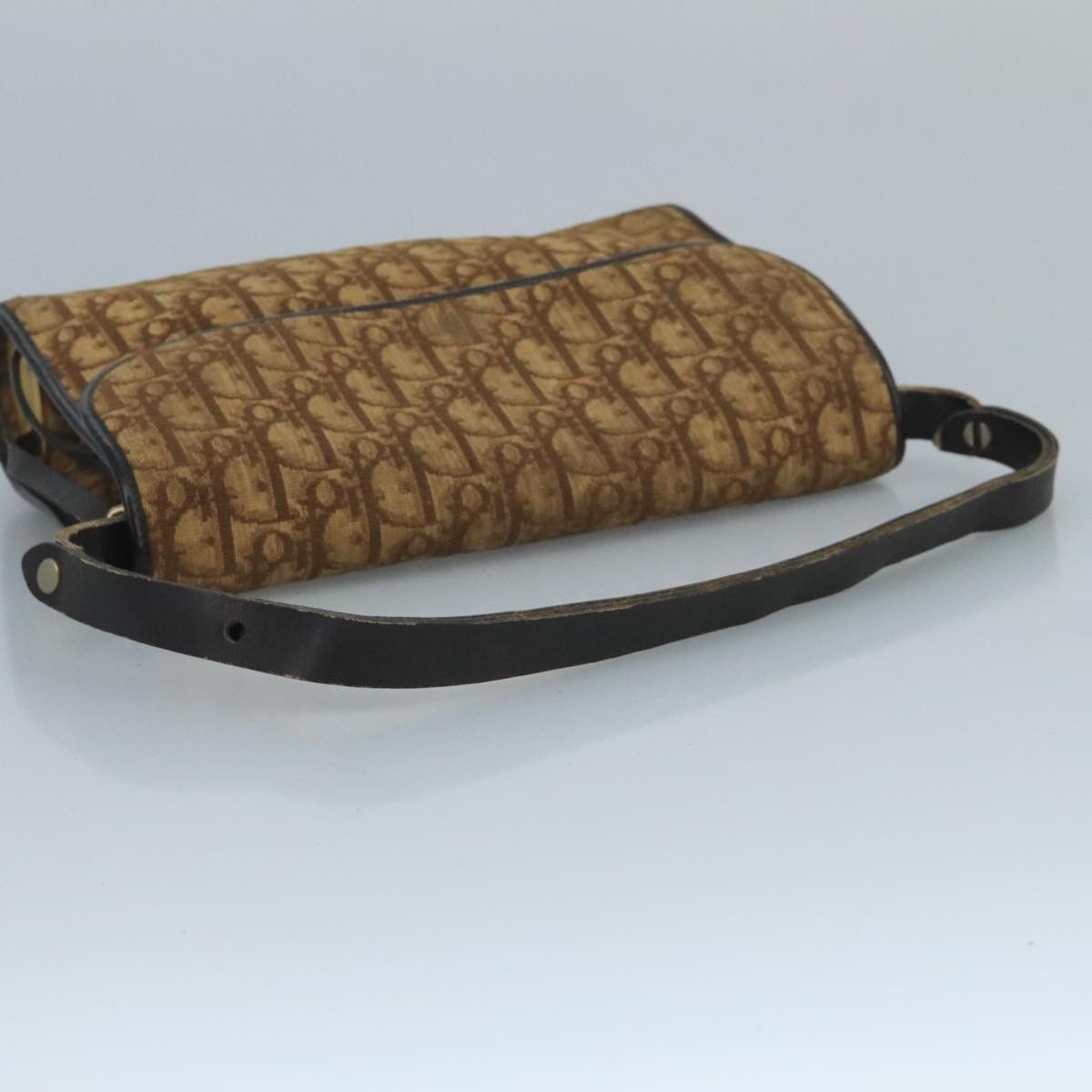 Dior DIOR Trotter Canvas Shoulder Bag Brown Size ONE SIZE - 7 Thumbnail