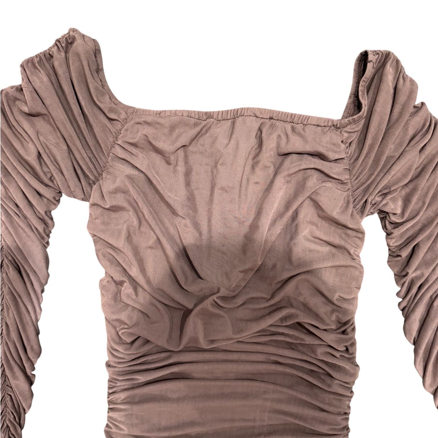 CAROLINE CONSTAS Caroline Constas Strapless Tara Dress in Brown, Size S Size S / US 4 / IT 40 - 5 Thumbnail