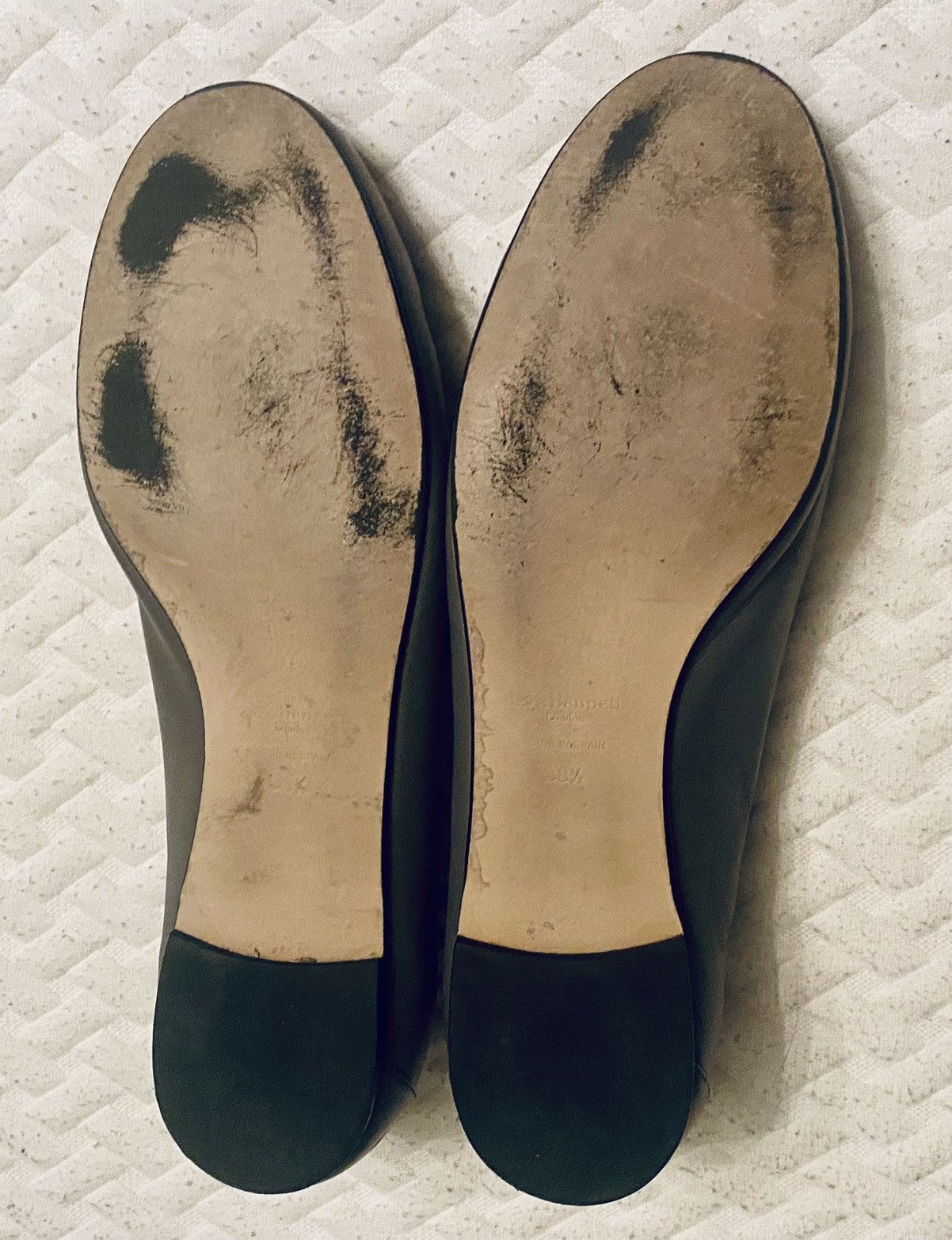 LK Bennett L K Bennett Grey leather Black grosgrain trim/bow vamp 38.5 Size US 8.5 / IT 38.5 - 8 Thumbnail