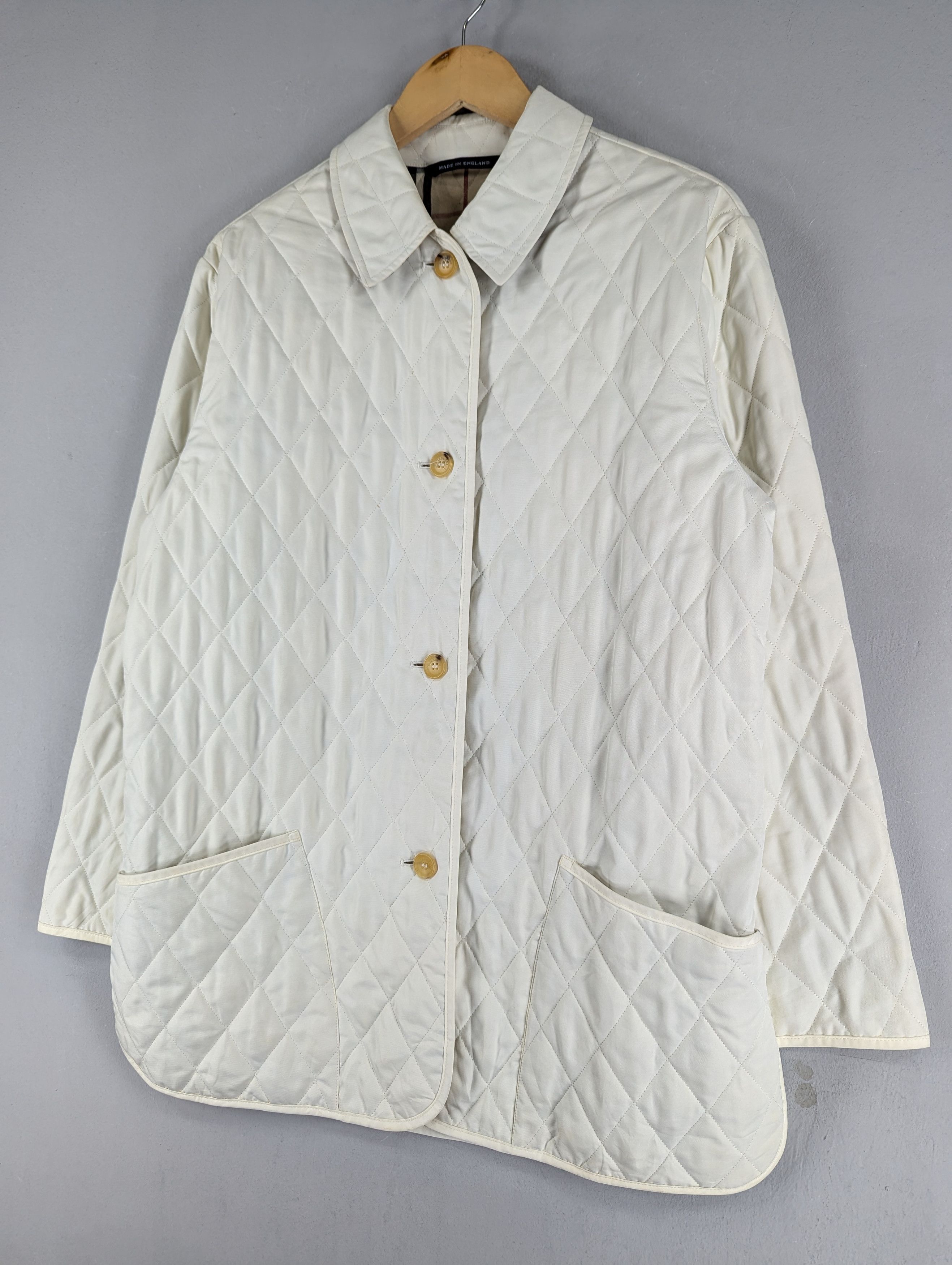 Burberry Vintage Burberry London Quilted Button Ups Jacket Size L / US 10 / IT 46 - 3 Thumbnail