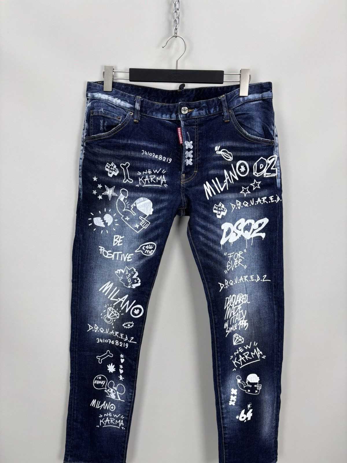 Dsquared2 Mens jeans Dsquared2 Size 54 Color Blue Size US 34 / EU 50 - 2 Thumbnail