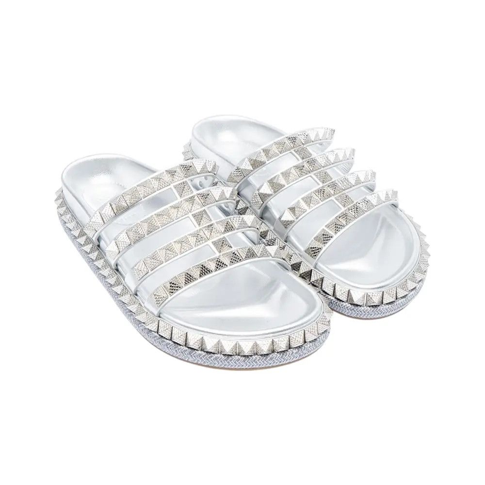 Christian Louboutin os11x0126 Pyra Hallulila Sandals in Silver Size US 9 / IT 39 - 2 Thumbnail