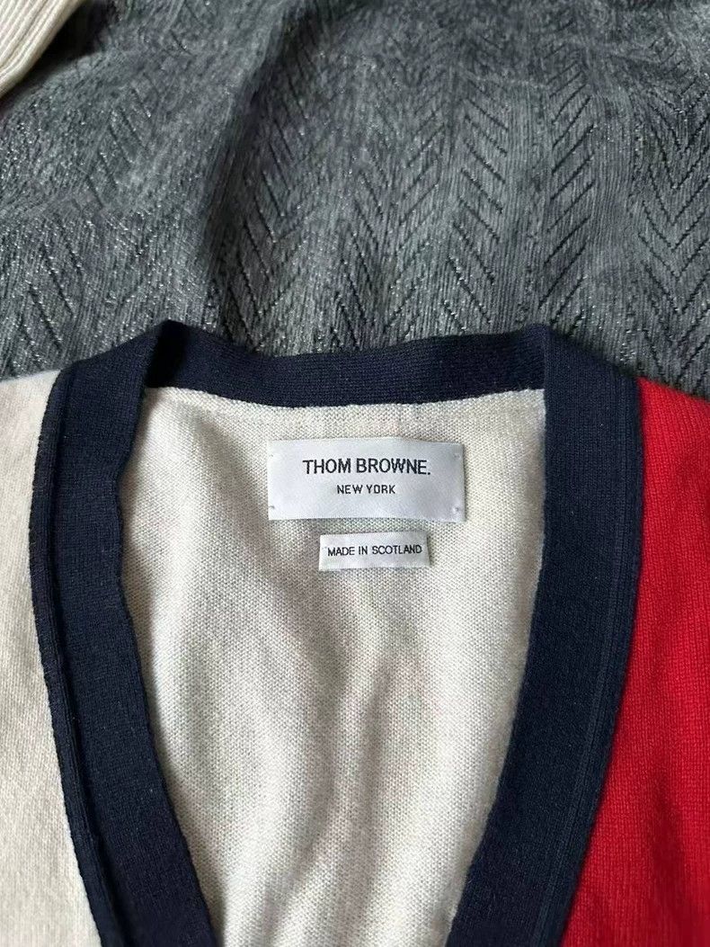 Thom Browne Thom Browne Colorful cashmere sweater Size S / US 4 / IT 40 - 3 Thumbnail