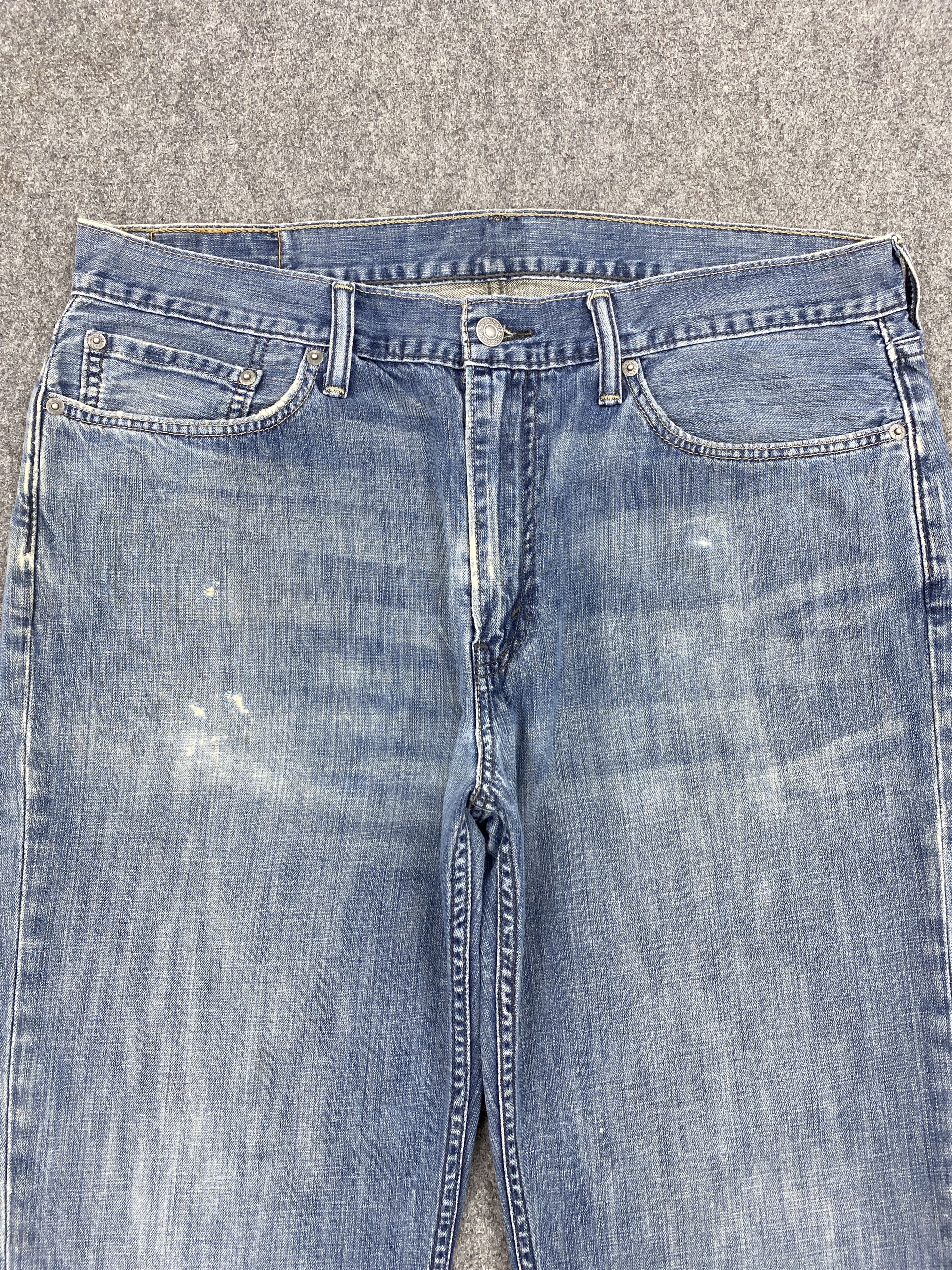 Levi's × Vintage Vintage Levi's 514 Faded Blue Jeans Size US 37 - 2 Thumbnail