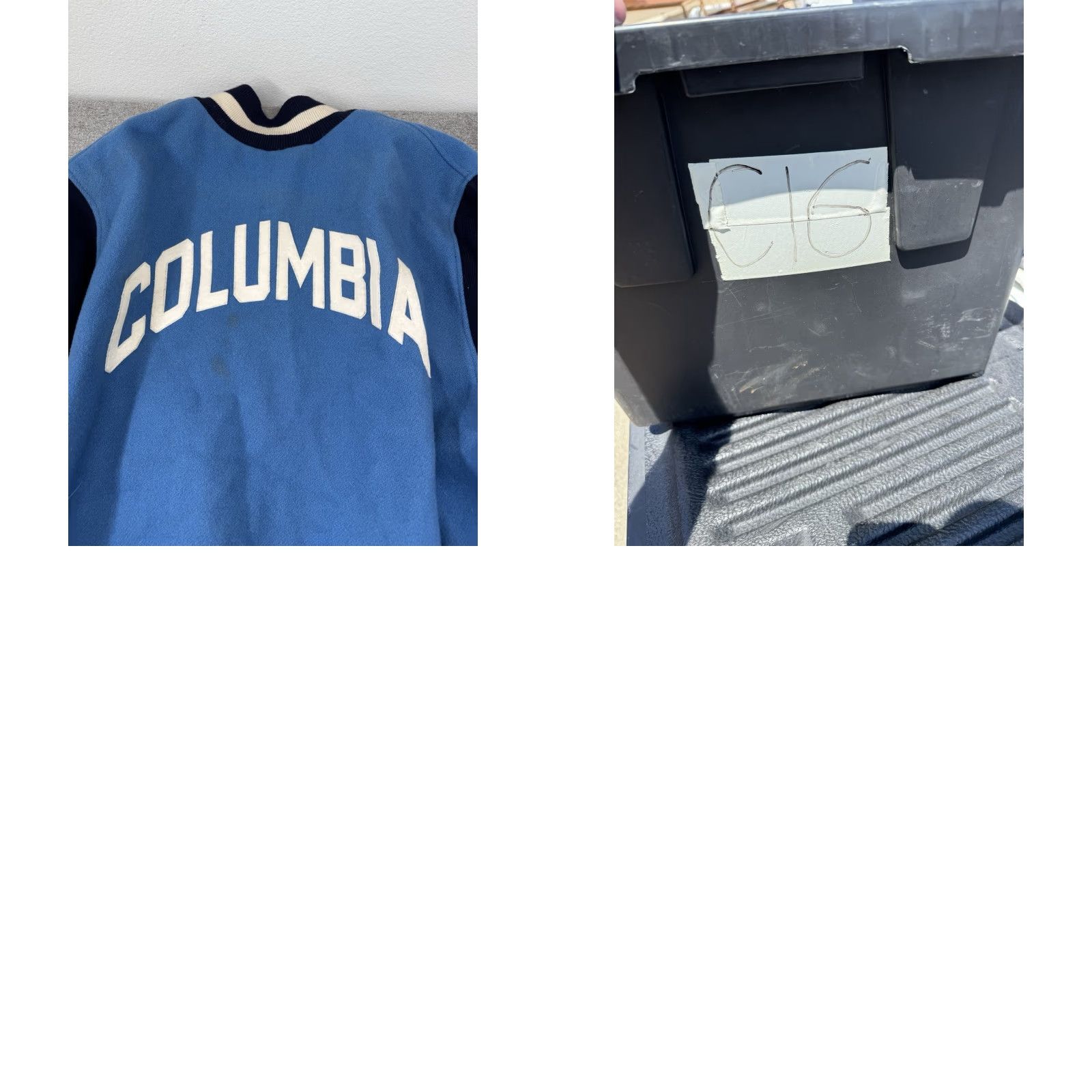 Vintage VINTAGE Columbia Wool Jacket 5XL Bomber Jacket Men Blue Ivy League Stahl & Dean Jurgella Collection Size US XXL / EU 58 / 5 - 8 Thumbnail