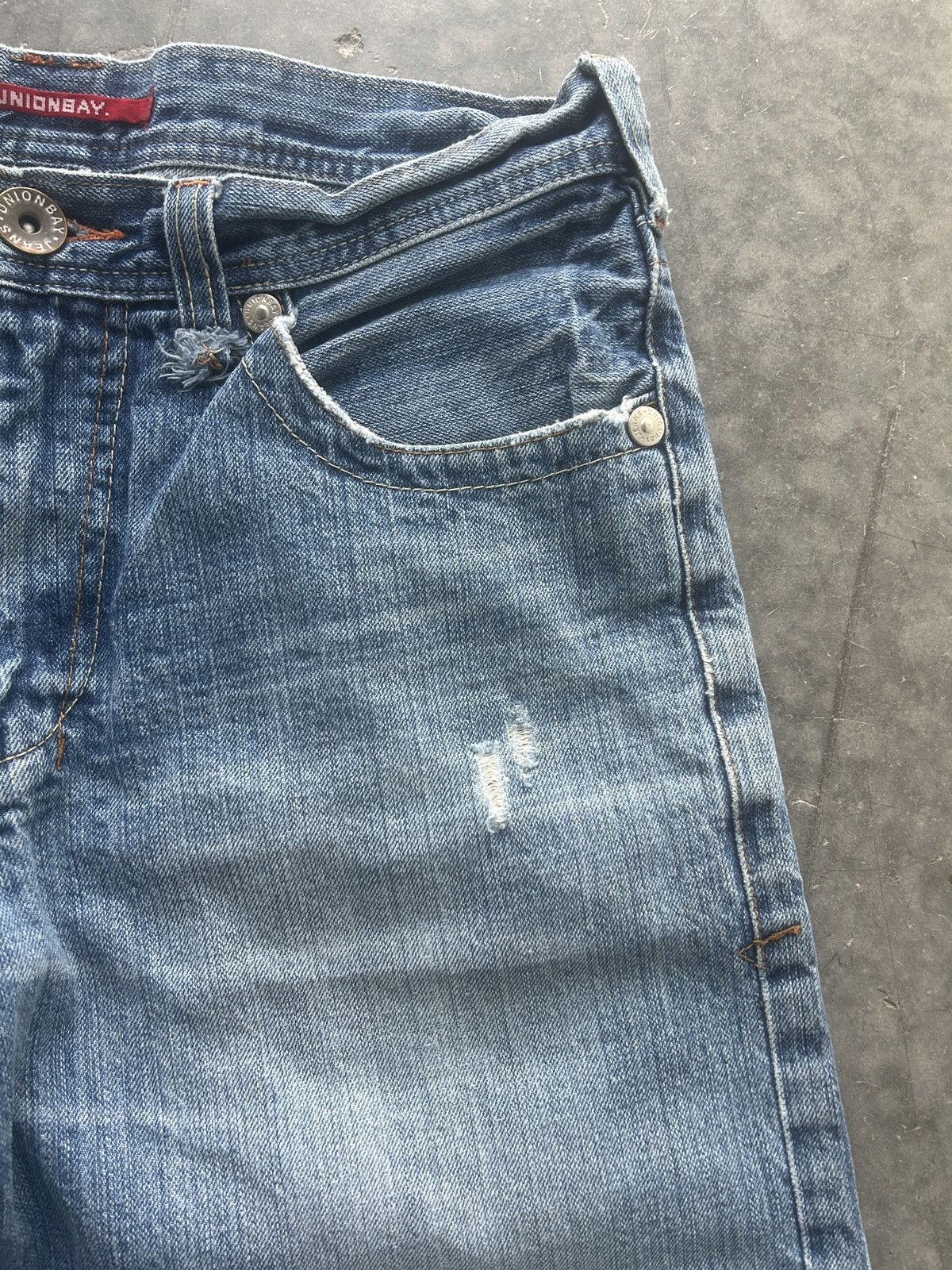 UNIONBAY × Vintage Vintage Y2K Unionbay Denim Jeans 31x30 Straight Fit Size US 31 - 3 Thumbnail