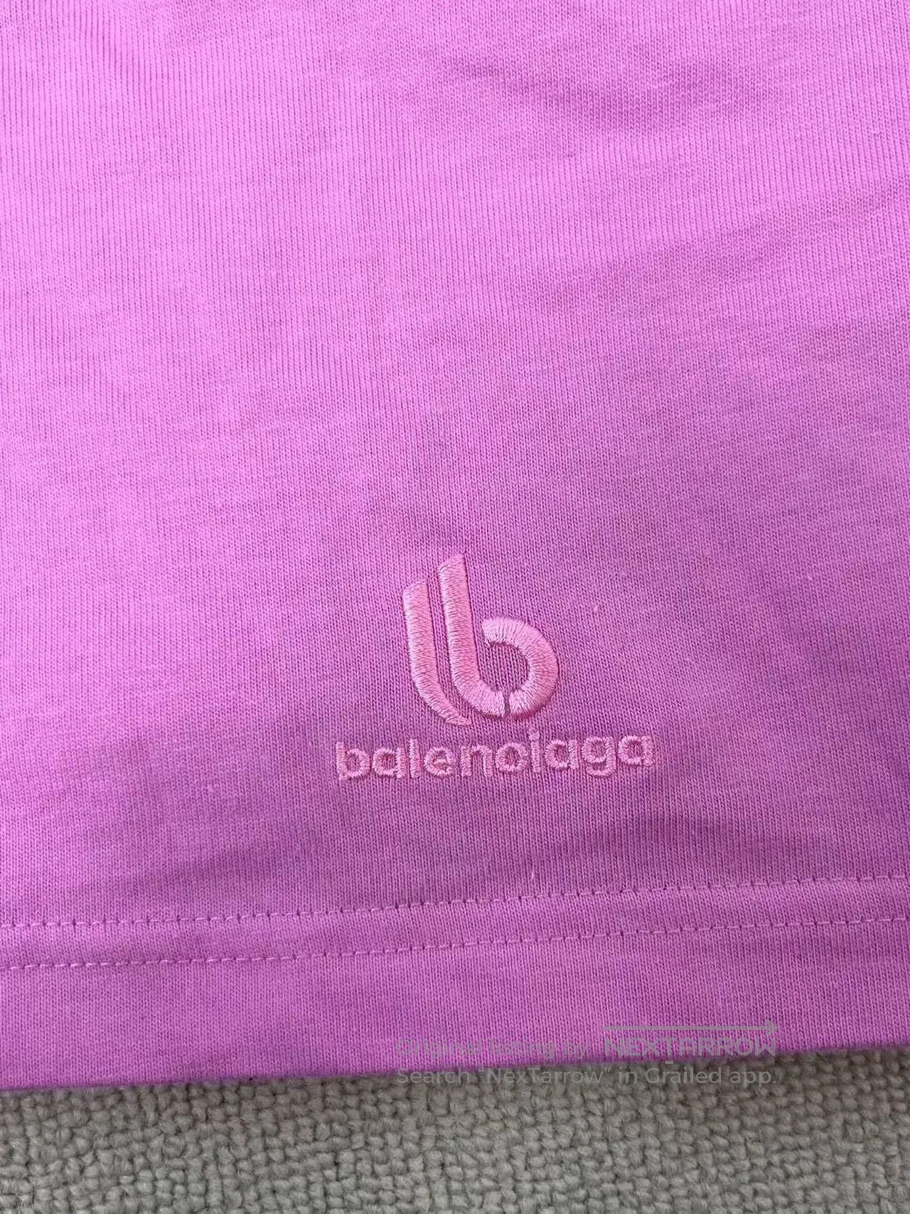 Balenciaga Balenciaga Logo Print Unisex Relaxed T-Shirt. Size M / US 6-8 / IT 42-44 - 3 Thumbnail