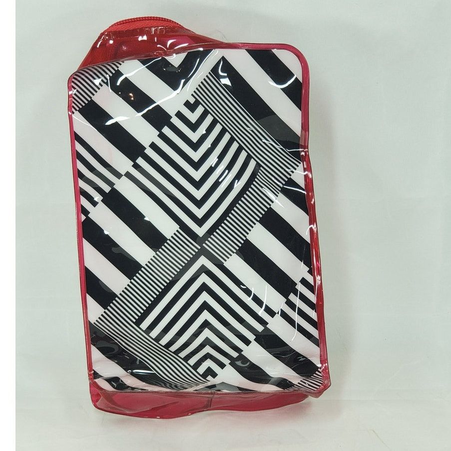 Other Paul Mitchell Geometric Cosmetic Travel Bag Red Trim Size ONE SIZE - 1 Thumbnail