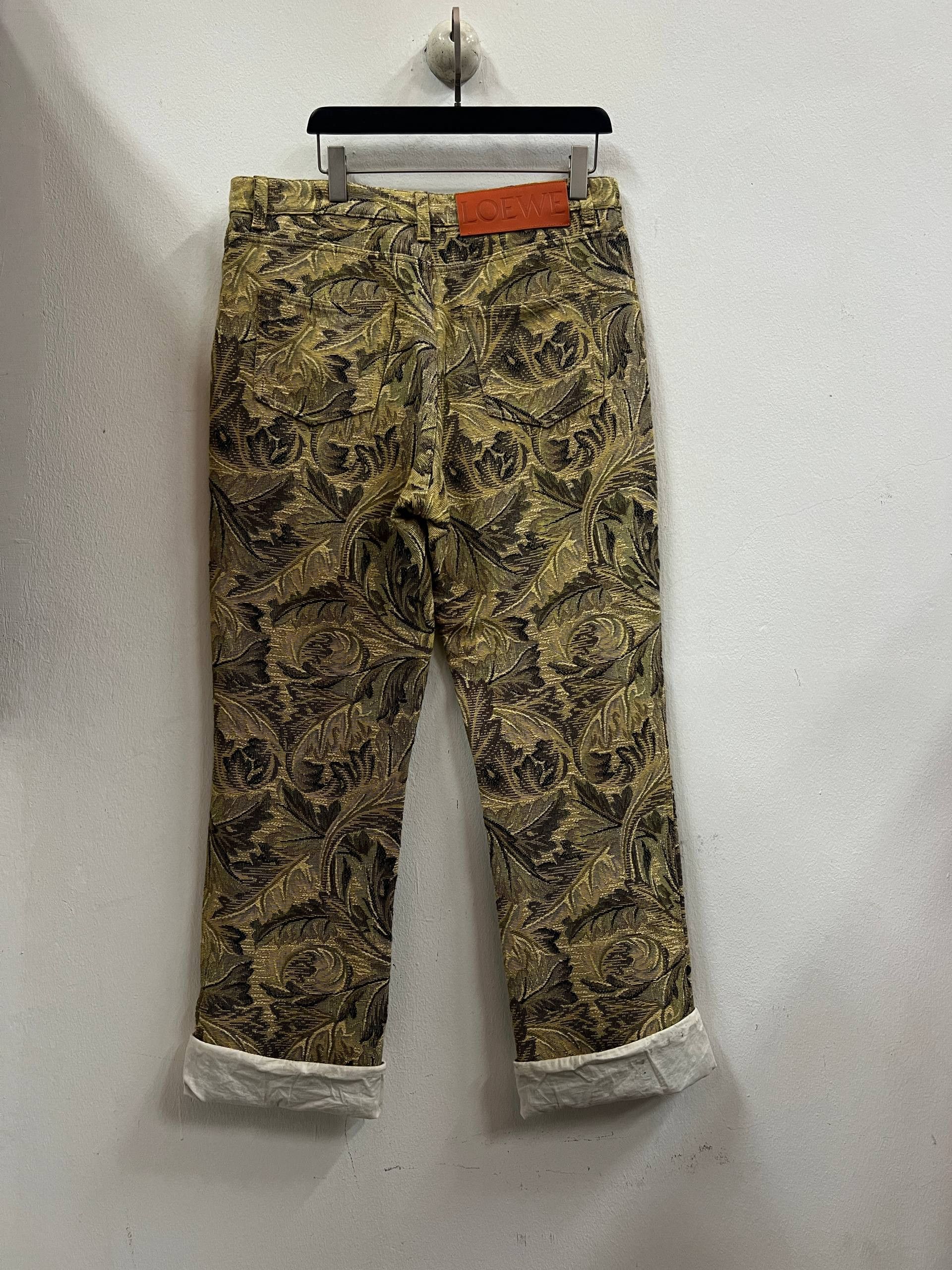 Loewe 2017 Loewe x William Morris Floral Tapestry Fisherman Pants Size US 34 / EU 50 - 3 Thumbnail