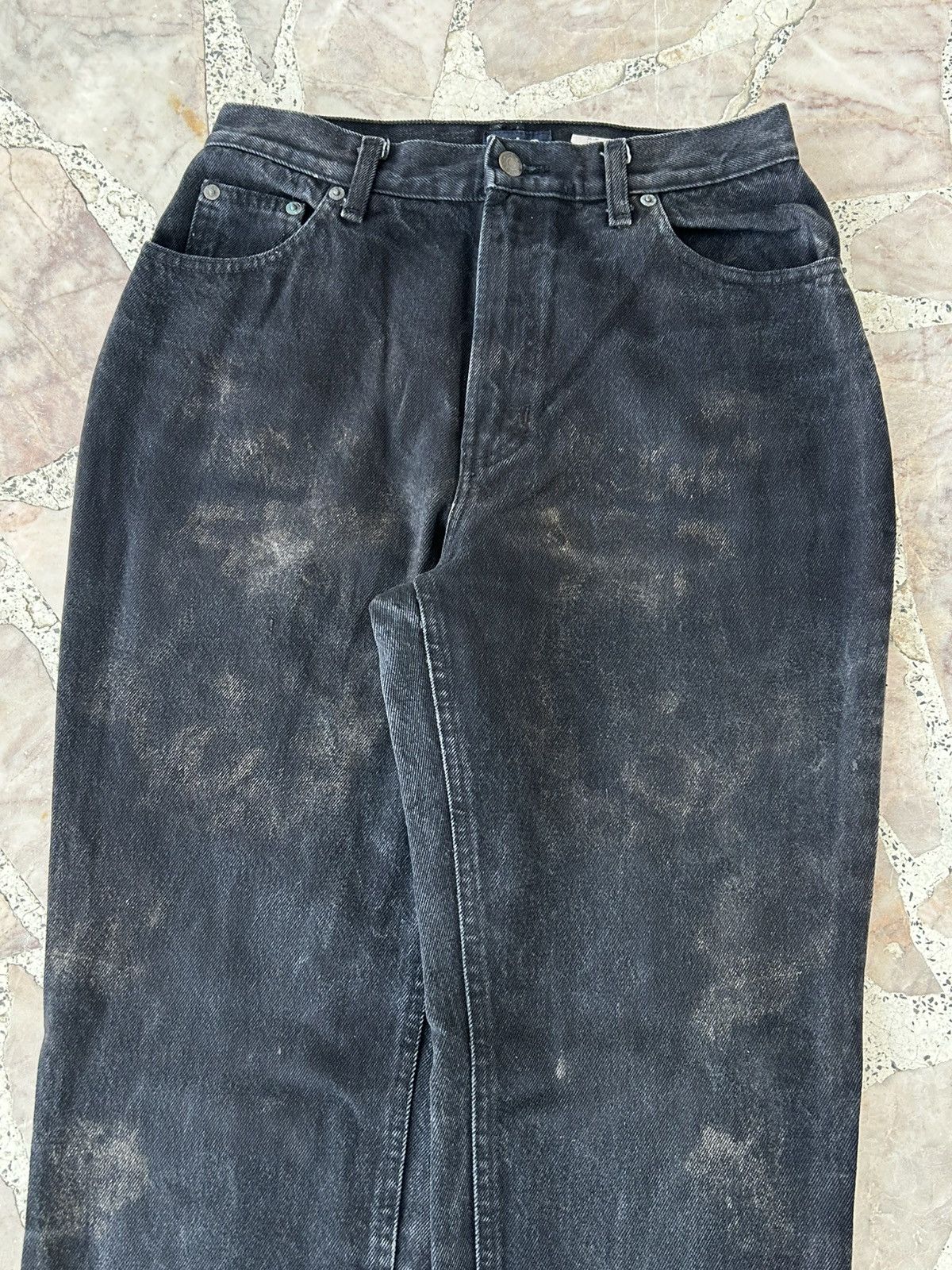 Gap Gap Slim Fit Faded Black Denim Size US 28 / EU 44 - 4 Thumbnail