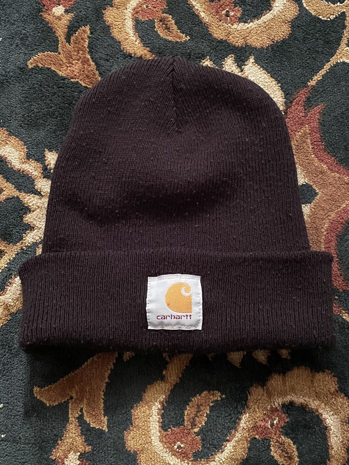 Carhartt Vintage Y2K Fall 2018 Carhartt Black Beanie Streetwear Size ONE SIZE - 1 Thumbnail