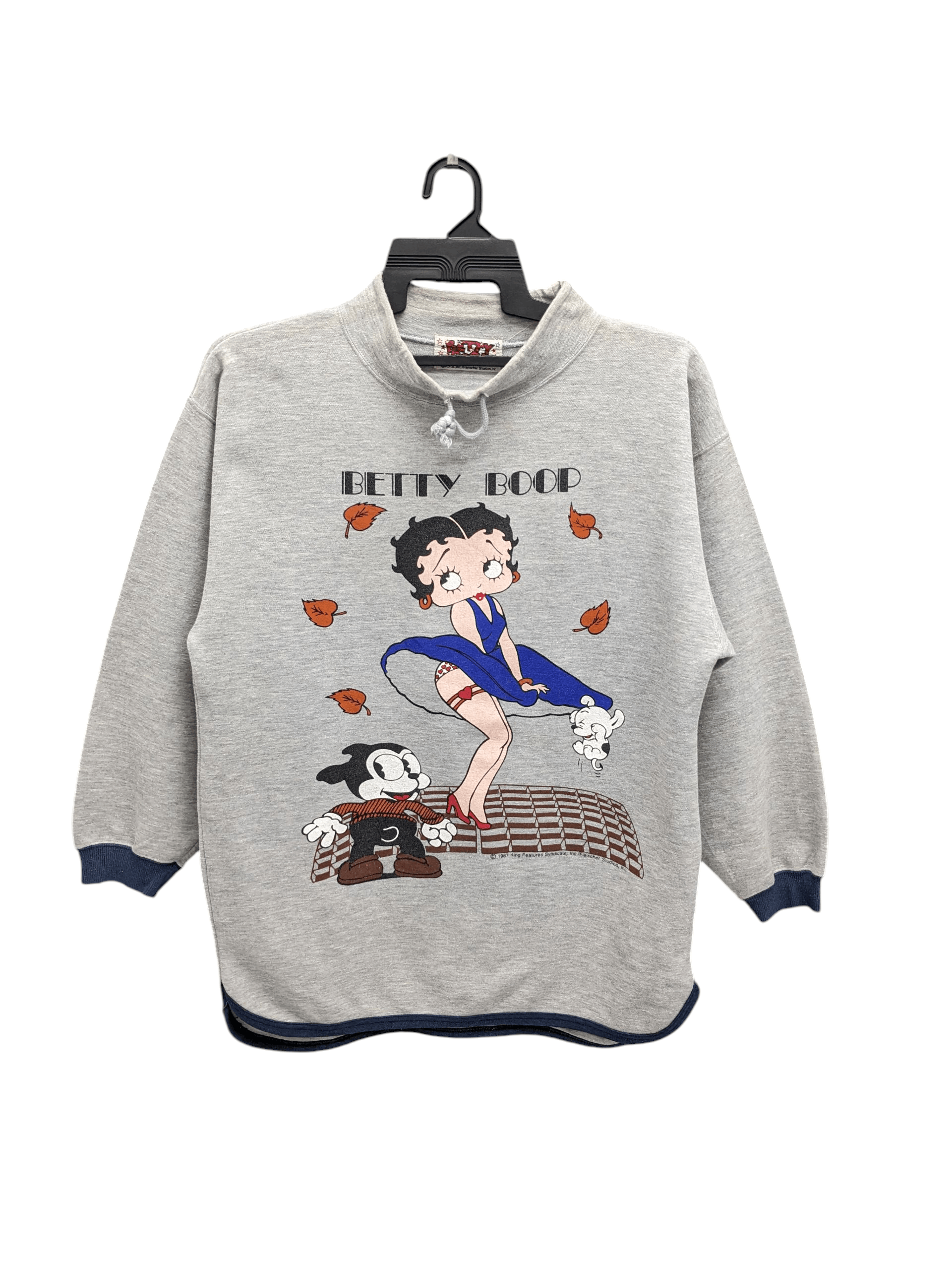 Cartoon Network Vintage 1987 Betty Boop Sweatshirt Bimbo Pudgy Graphic Size US M / EU 48-50 / 2 - 1 Thumbnail