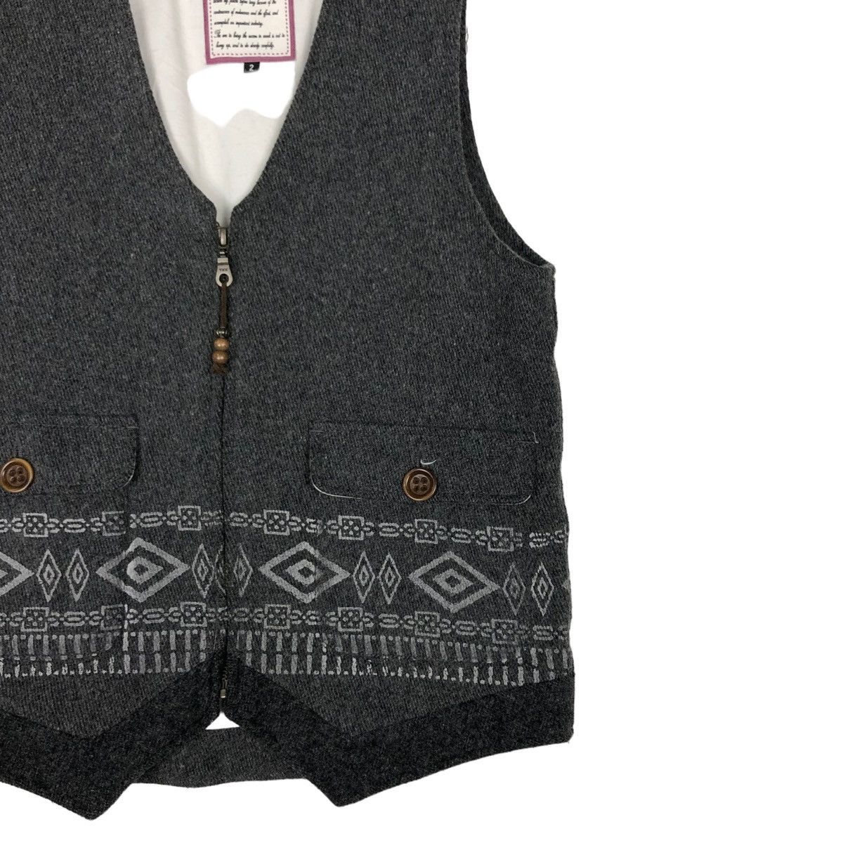 Japanese Brand 🔥VINTAGE MODEM DESIGN VEST NAVAJO NATIVE ISSEY MIYAKE Size US M / EU 48-50 / 2 - 5 Thumbnail