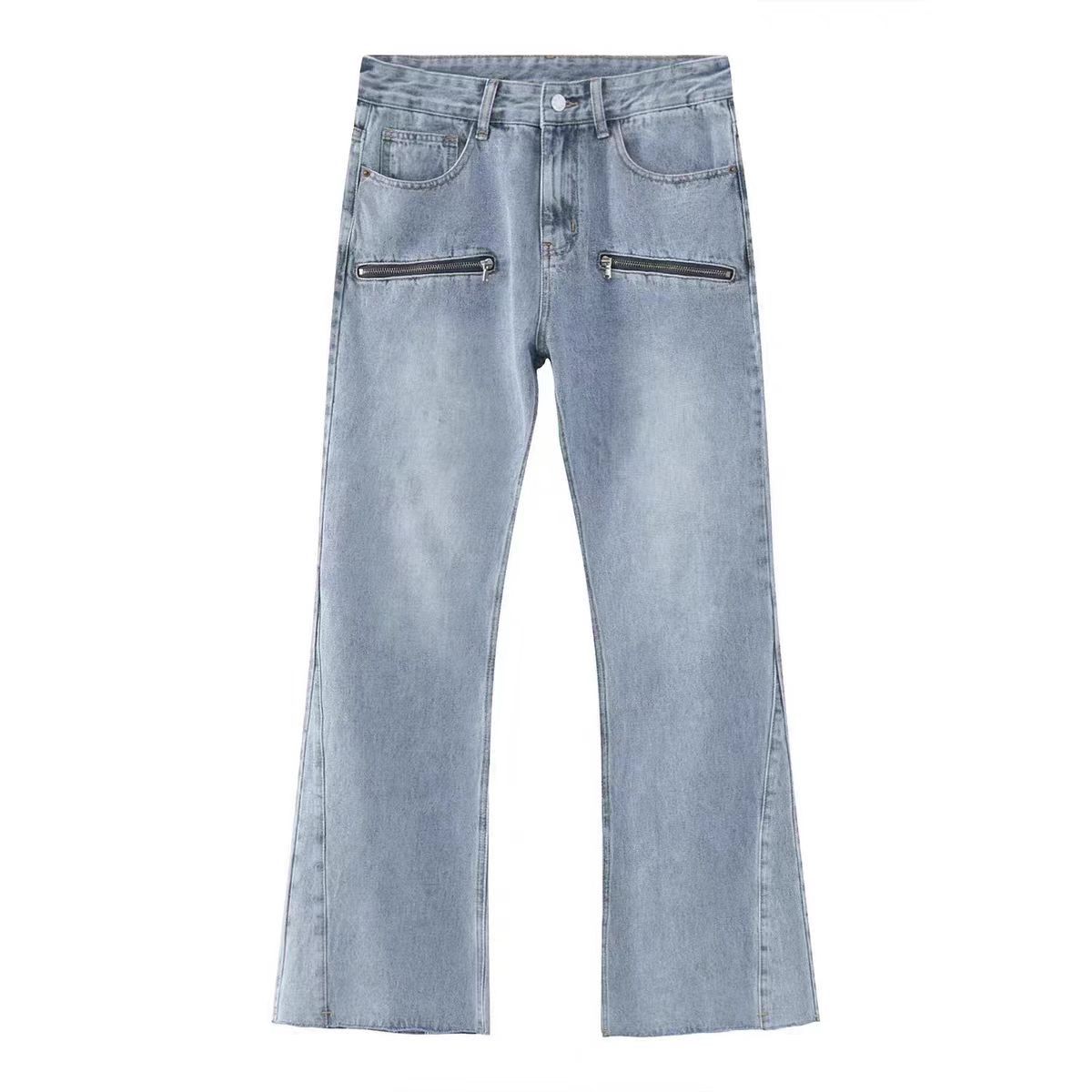 Japanese Brand × Jean Micro Flare Straight Leg Loose Jeans Size US 32 / EU 48 - 6 Thumbnail