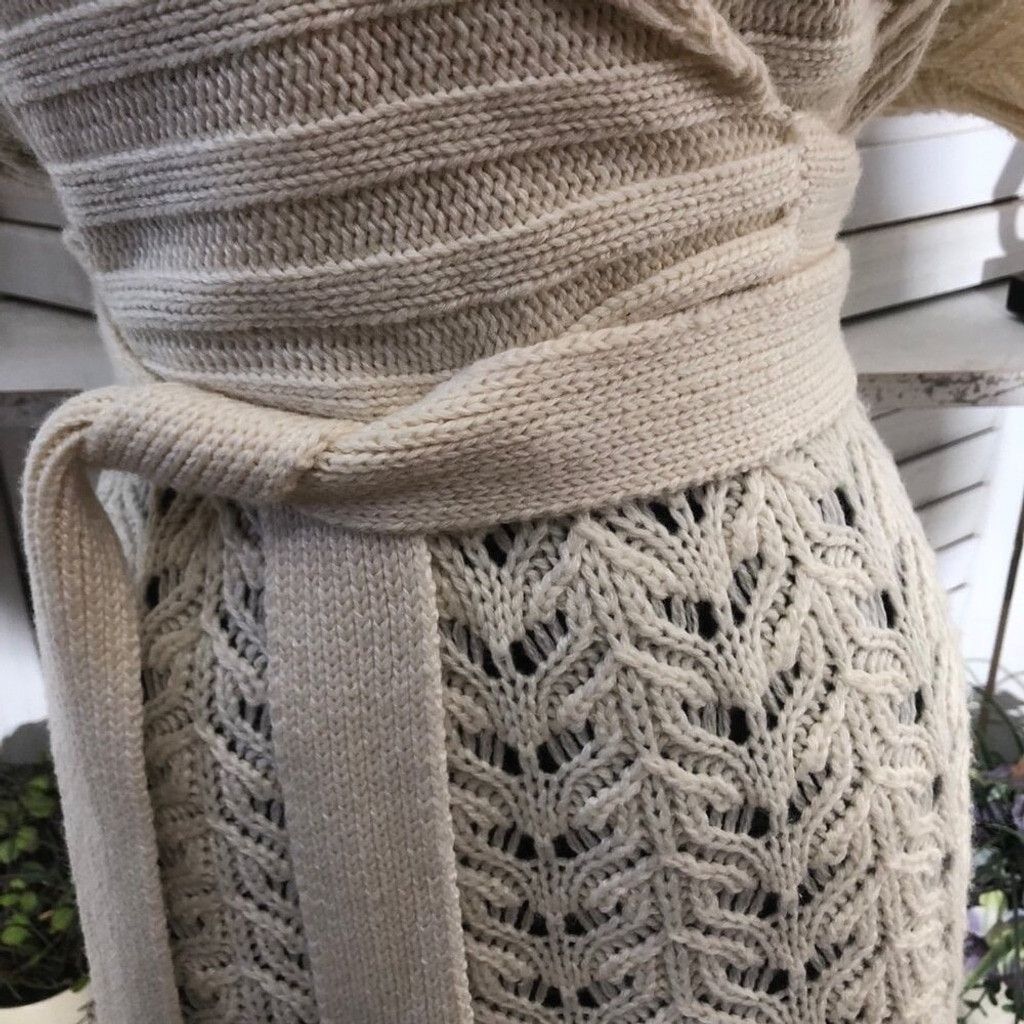 Victoria's Secret Moda Internacional Victoria's Secret Y2K Sweater Dress Cream Size S / US 4 / IT 40 - 10 Thumbnail
