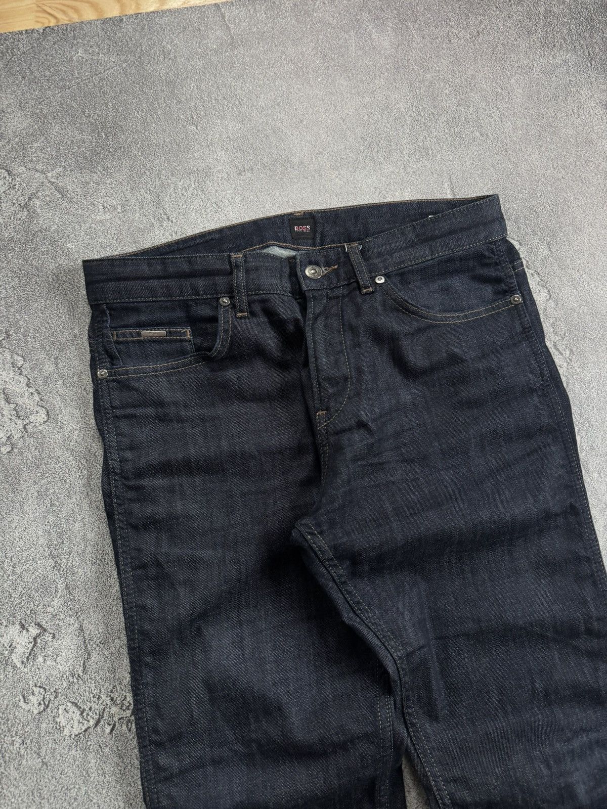 Hugo Boss Hugo Boss 32/30 dark blue denim pants jeans trousers 👖 Size US 32 / EU 48 - 9 Thumbnail