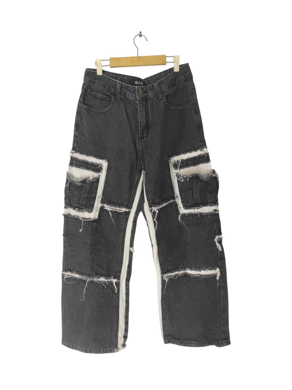 Hysteric Glamour Arule Patchwork Cargo Denim Jeans Size US 29 - 1 Thumbnail