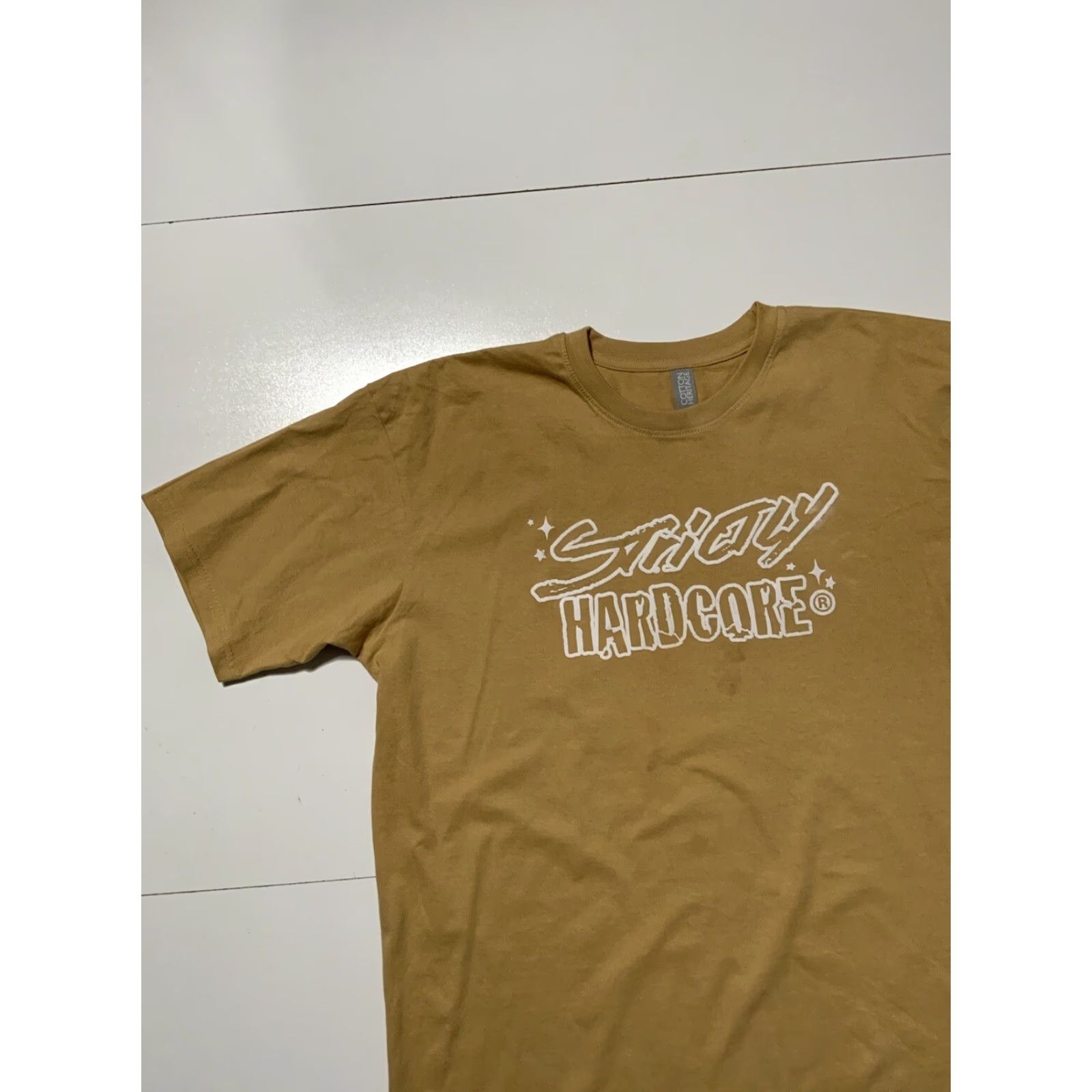Vintage VINTAGE Strictly Hardcore Techno Racer Downtown Los Angeles Bass Band T-Shirt XL Men Yellow Band 90s Mens Size US XL / EU 56 / 4 - 4 Thumbnail