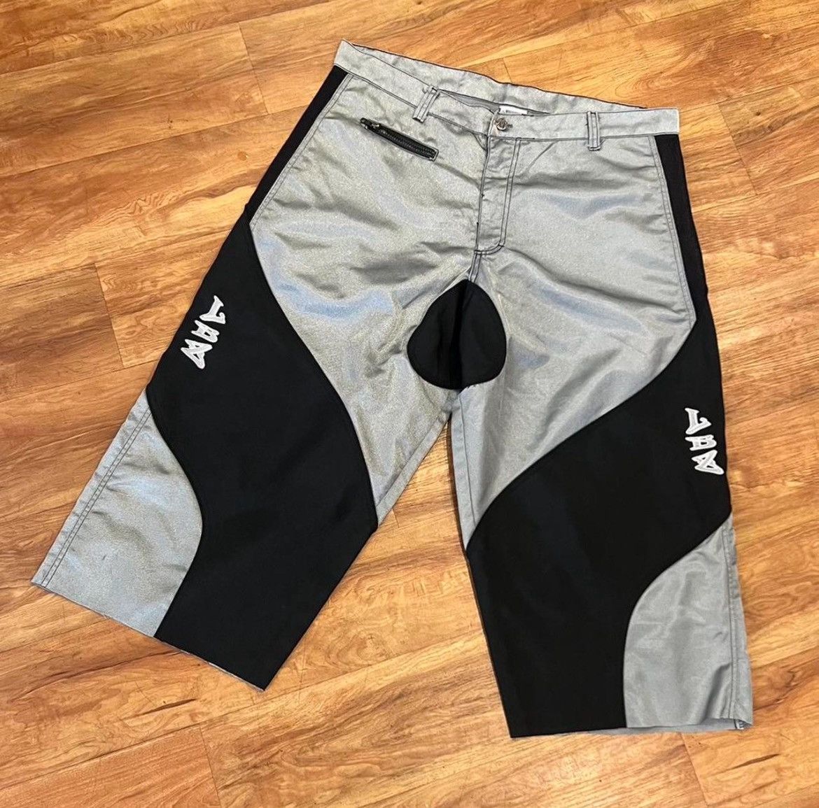 Vintage 90s RARE Y2K Rave Silver Pants Size US 34 / EU 50 - 1 Preview