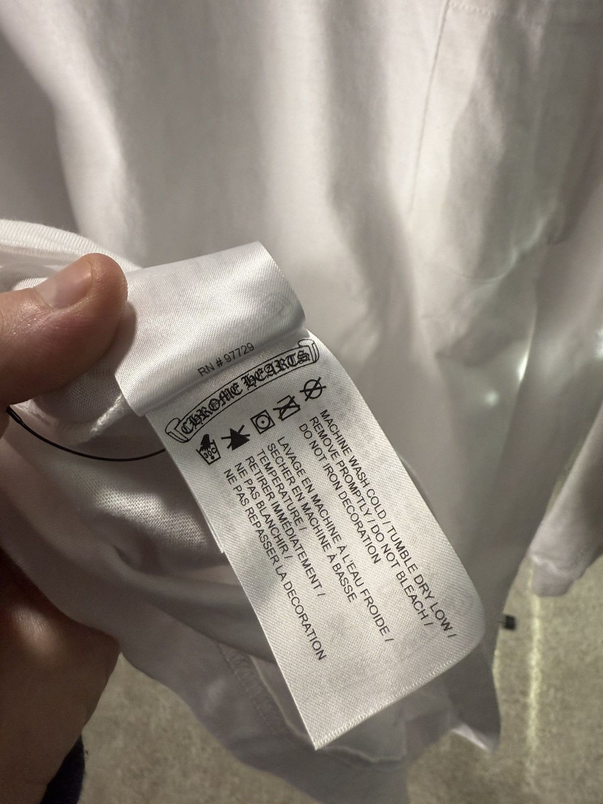 Chrome Hearts Chrome Hearts White Purple Neck Logo L/s Size US L / EU 52-54 / 3 - 4 Thumbnail