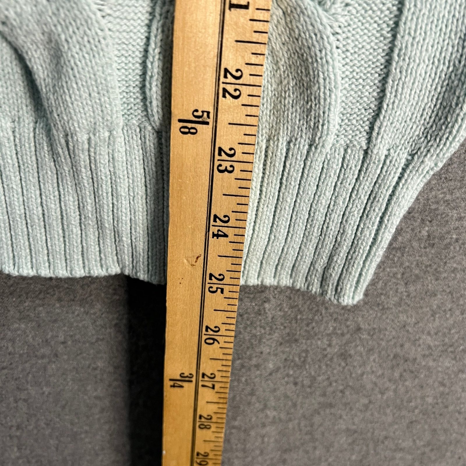 Other Candace Cameron Bure Cable Knit V-Neck Sweater Size M / US 6-8 / IT 42-44 - 4 Thumbnail