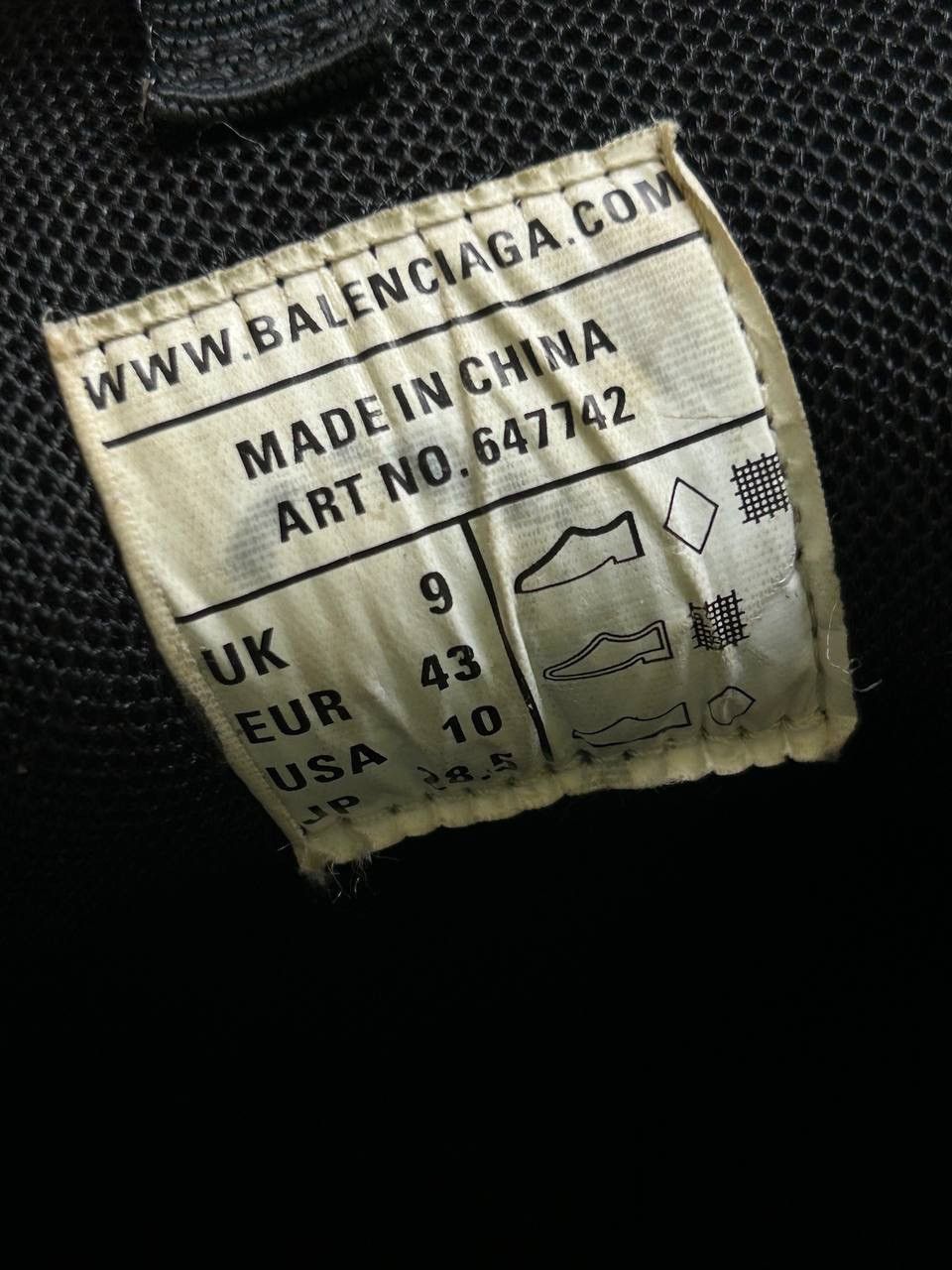 Balenciaga Balenciaga track 1 black Size US 10 / EU 43 - 7 Thumbnail