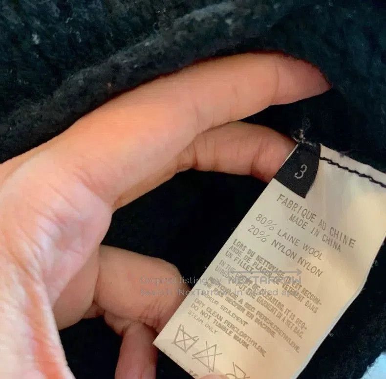 Yohji Yamamoto Yohji Yamamoto Black Off-Shoulder Knit Sweater Size US M / EU 48-50 / 2 - 3 Thumbnail