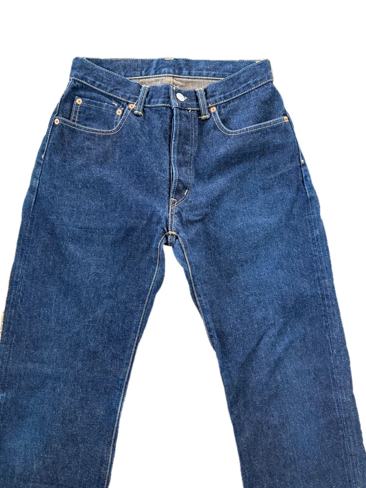 Blue Blue Japan INDIGO BLUE-BLUE JAPAN SELVEDGE DENIM MADE IN JAPAN + TEE Size US 30 / EU 46 - 4 Thumbnail