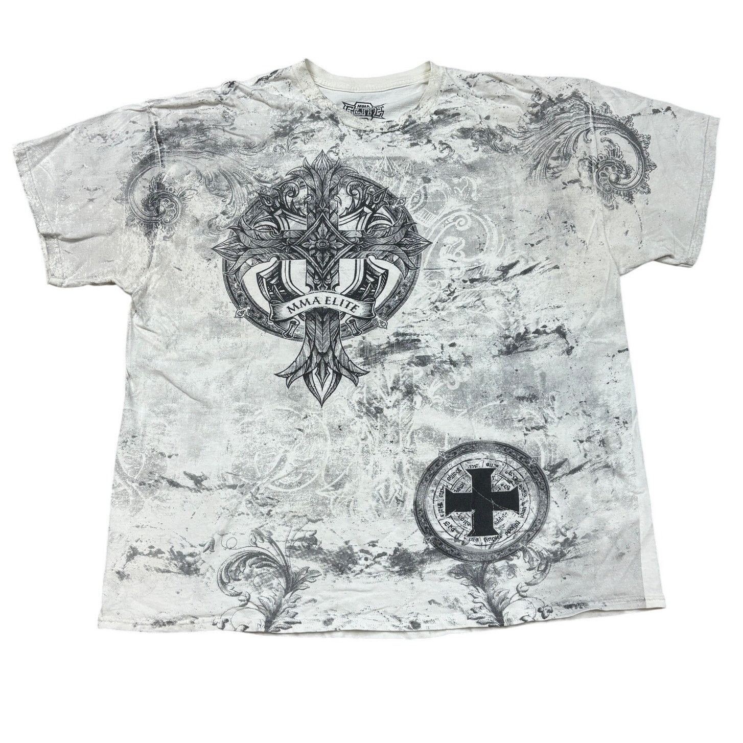 UFC MMA Elite Cross AOP Short Sleeve Shirt Men's 2XL Y2K Grunge Size US XXL / EU 58 / 5 - 1 Thumbnail
