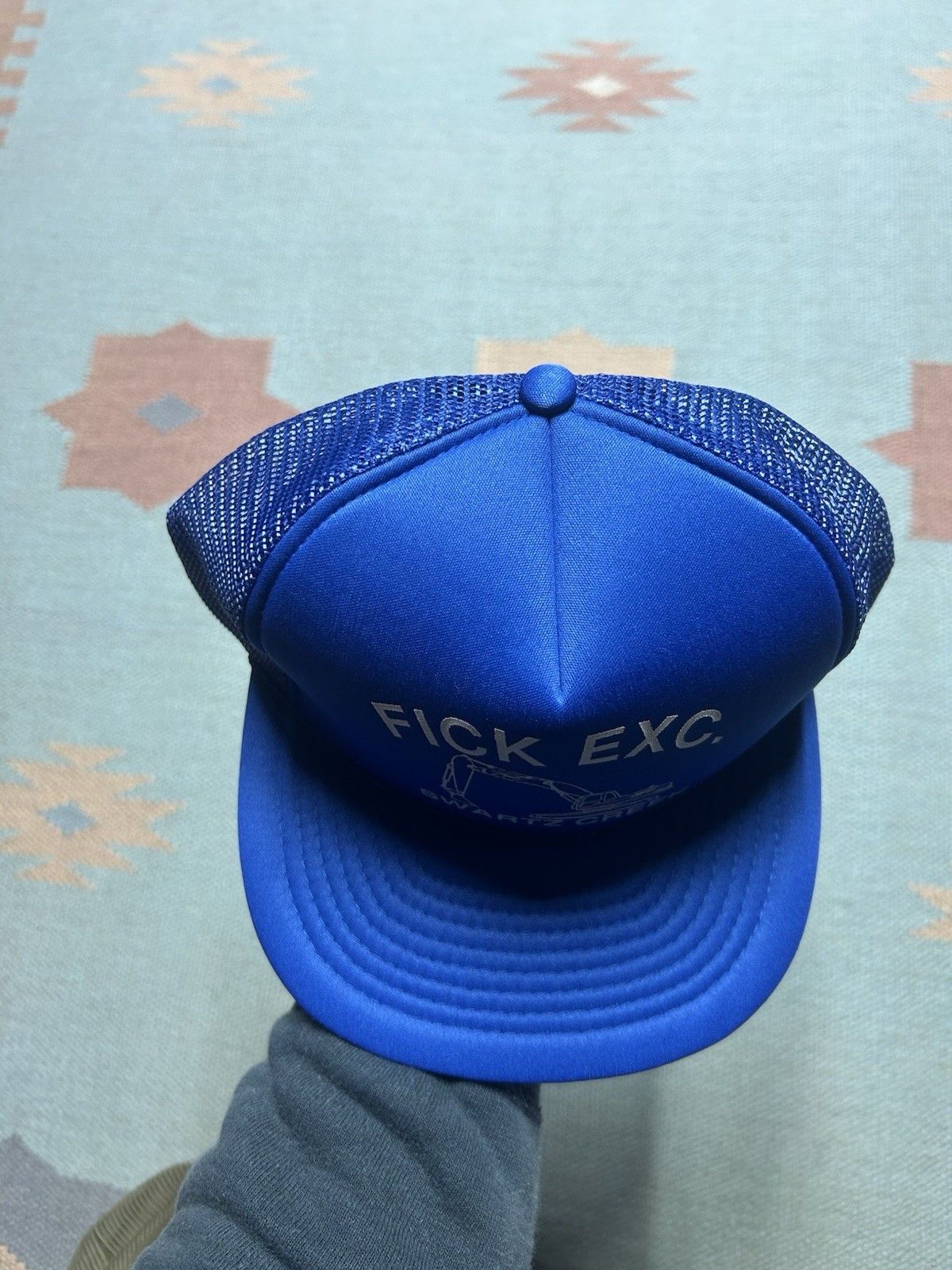 Vintage Vintage trucker hat Fick Excavating Michigan construction Size ONE SIZE - 3 Thumbnail