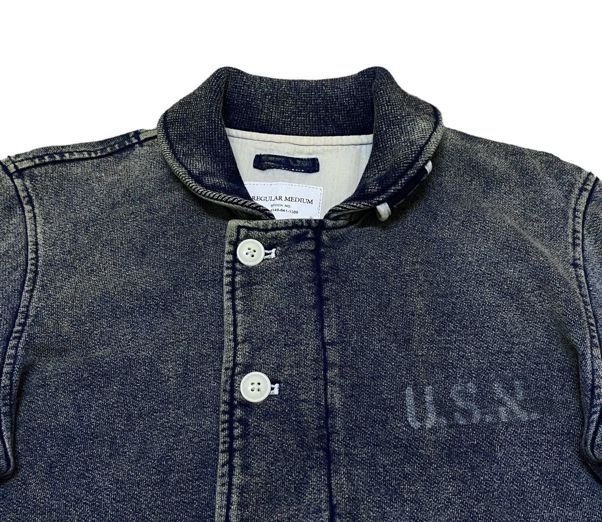 If Six Was Nine Rare Design Vintage Hosutan USN Shawl Collar Jacket 2000s Size US M / EU 48-50 / 2 - 3 Thumbnail