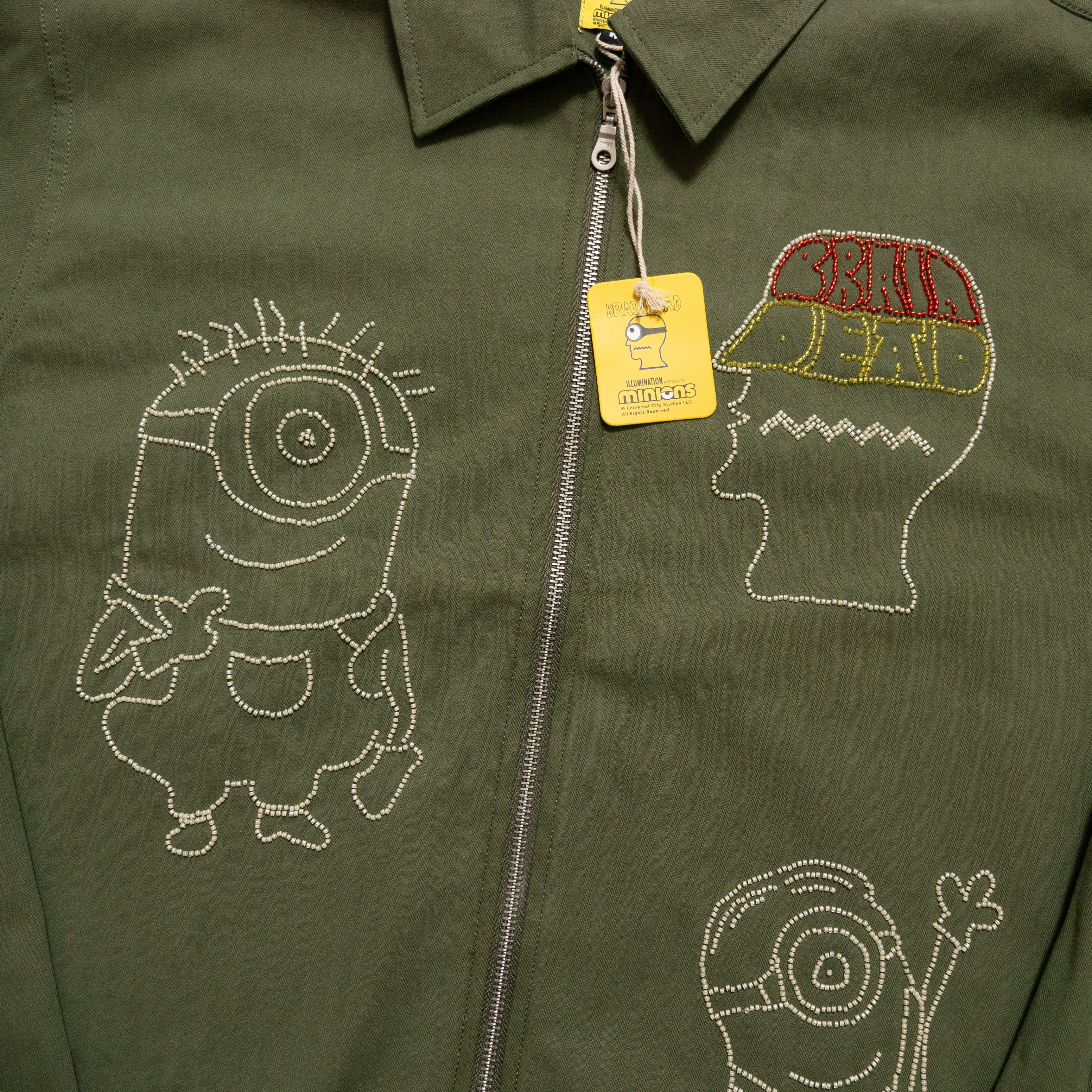 Brain Dead Brain Dead x Minions Beaded Jacket M Rare New Size US M / EU 48-50 / 2 - 7 Thumbnail