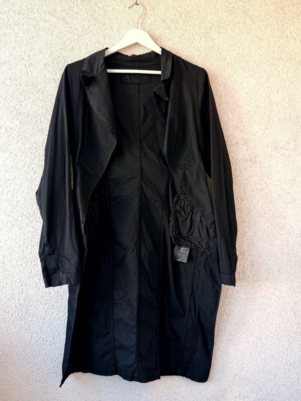 Rundholz Rundholz Womens Light Total Black Coat Elastic Cotton Size M Size M / US 6-8 / IT 42-44 - 1 Thumbnail