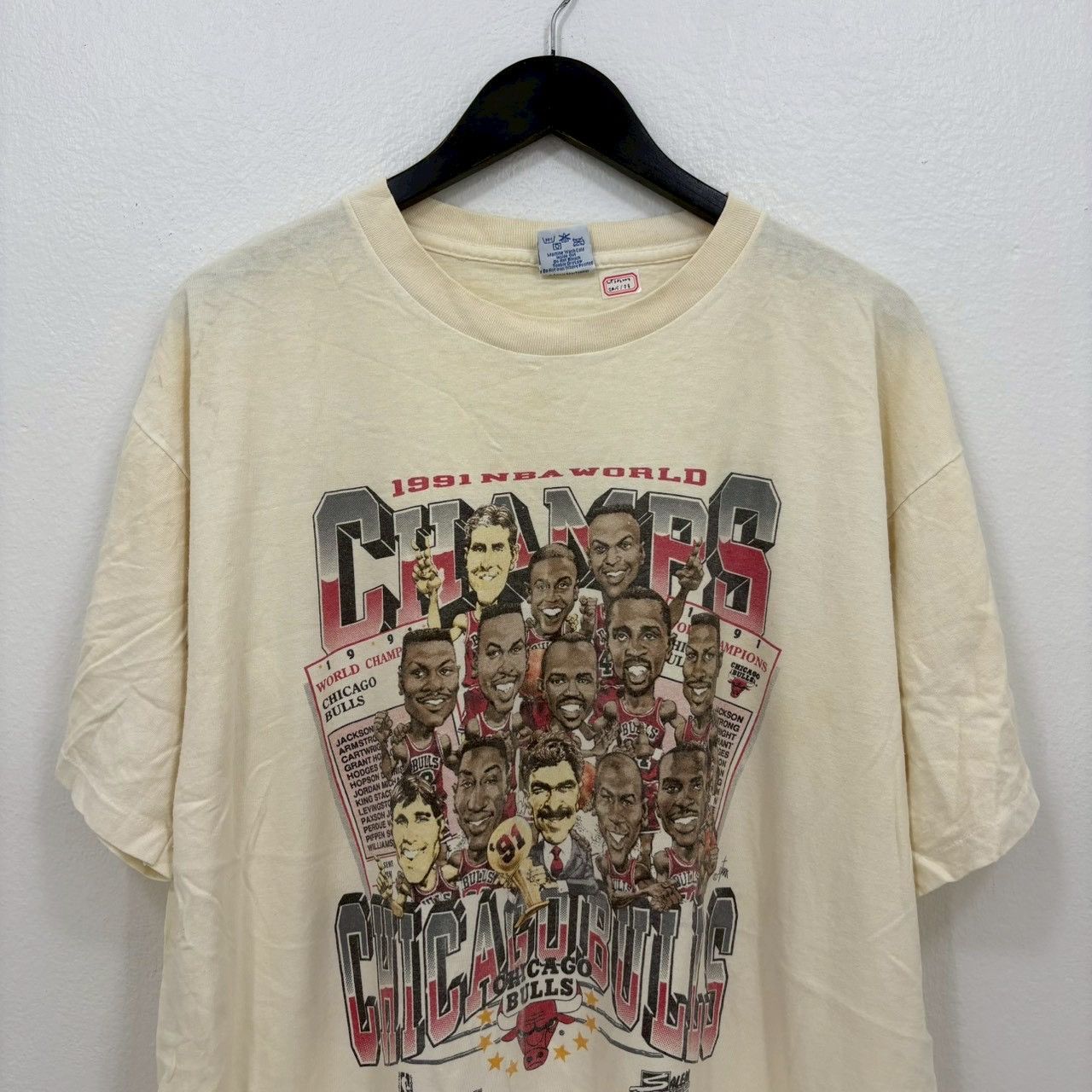 Vintage Vintage 90s Chicago Bulls shirt size XL wts03 Size US XL / EU 56 / 4 - 1 Thumbnail