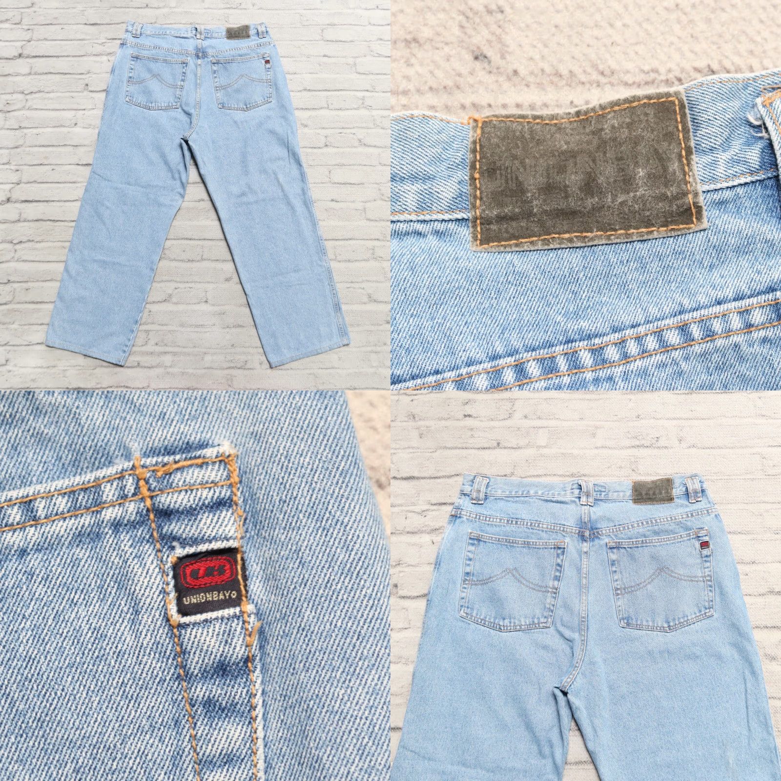 Vintage Vintage Unionbay Baggy Denim Jeans Men 38 Light Wash 90s Jeans Size 38 30 Inseam Vintage Jeans Mens Size US 38 / EU 54 - 10 Thumbnail