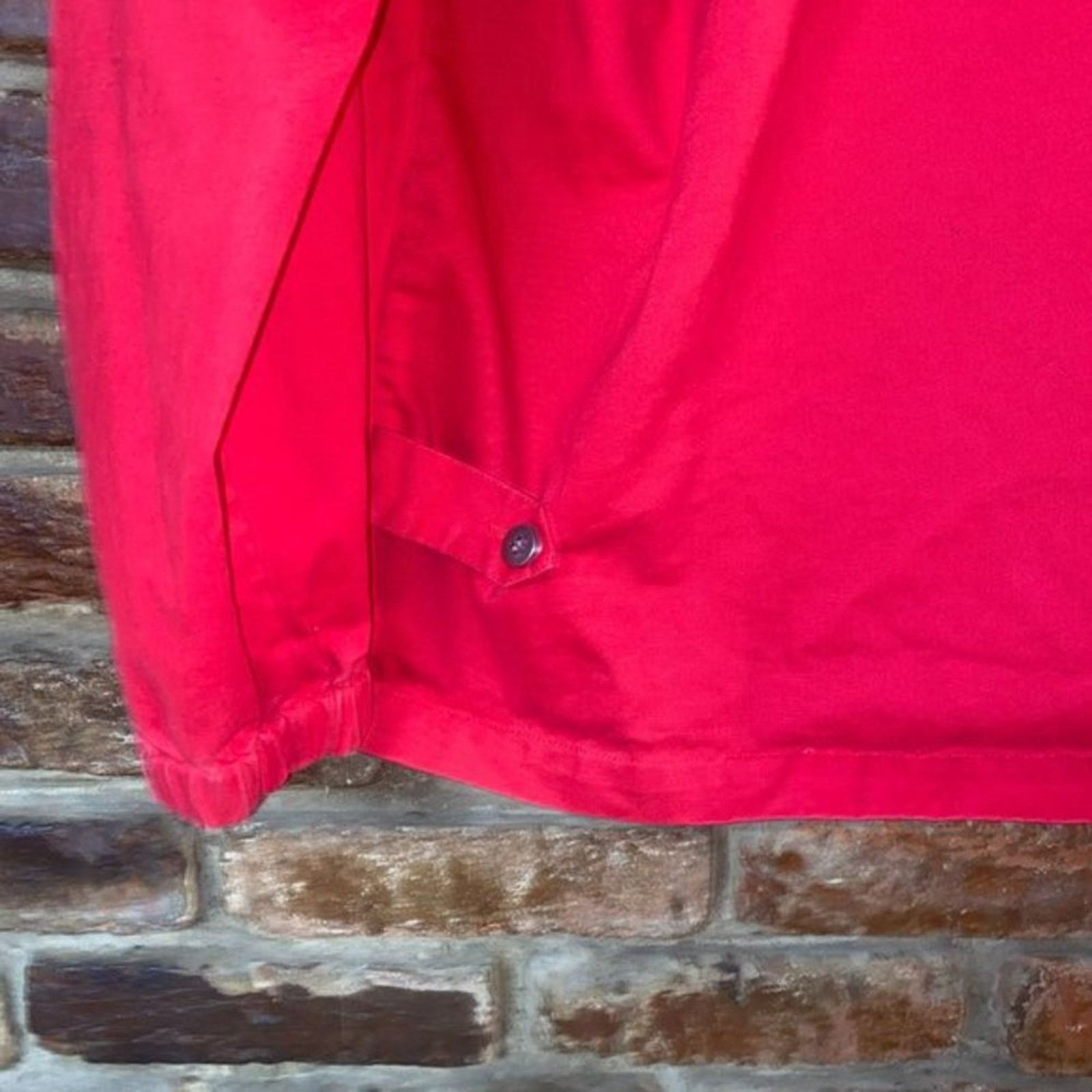 Other Christopher & Banks Red Canvas Full Zip Jacket Coat Medium Size M / US 6-8 / IT 42-44 - 7 Thumbnail