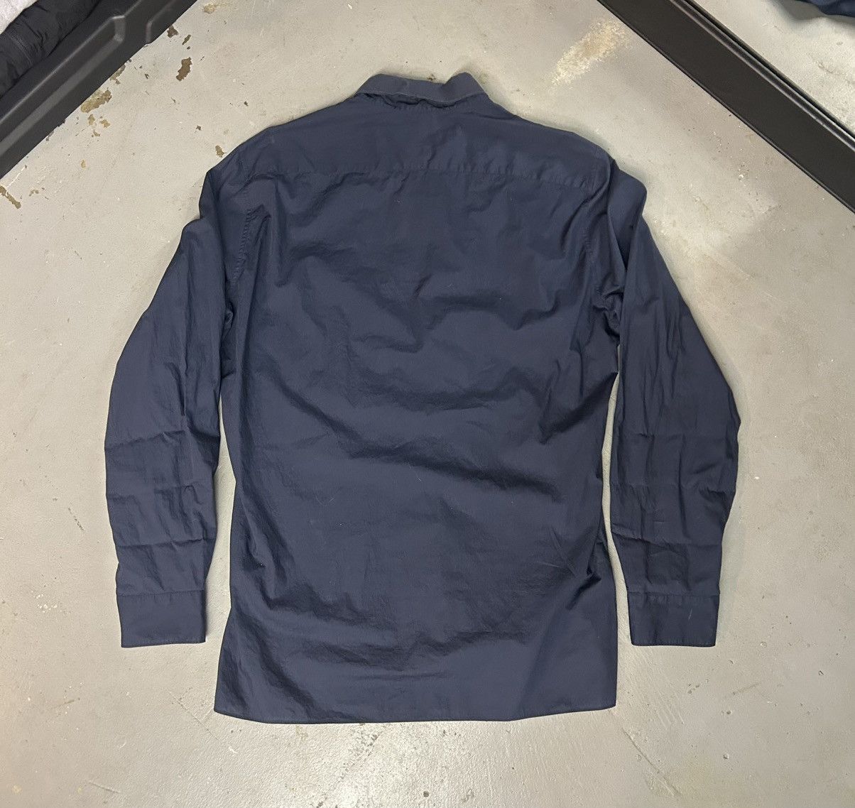 Lanvin Lanvin Navy L/S Button Up | L Size US L / EU 52-54 / 3 - 3 Thumbnail