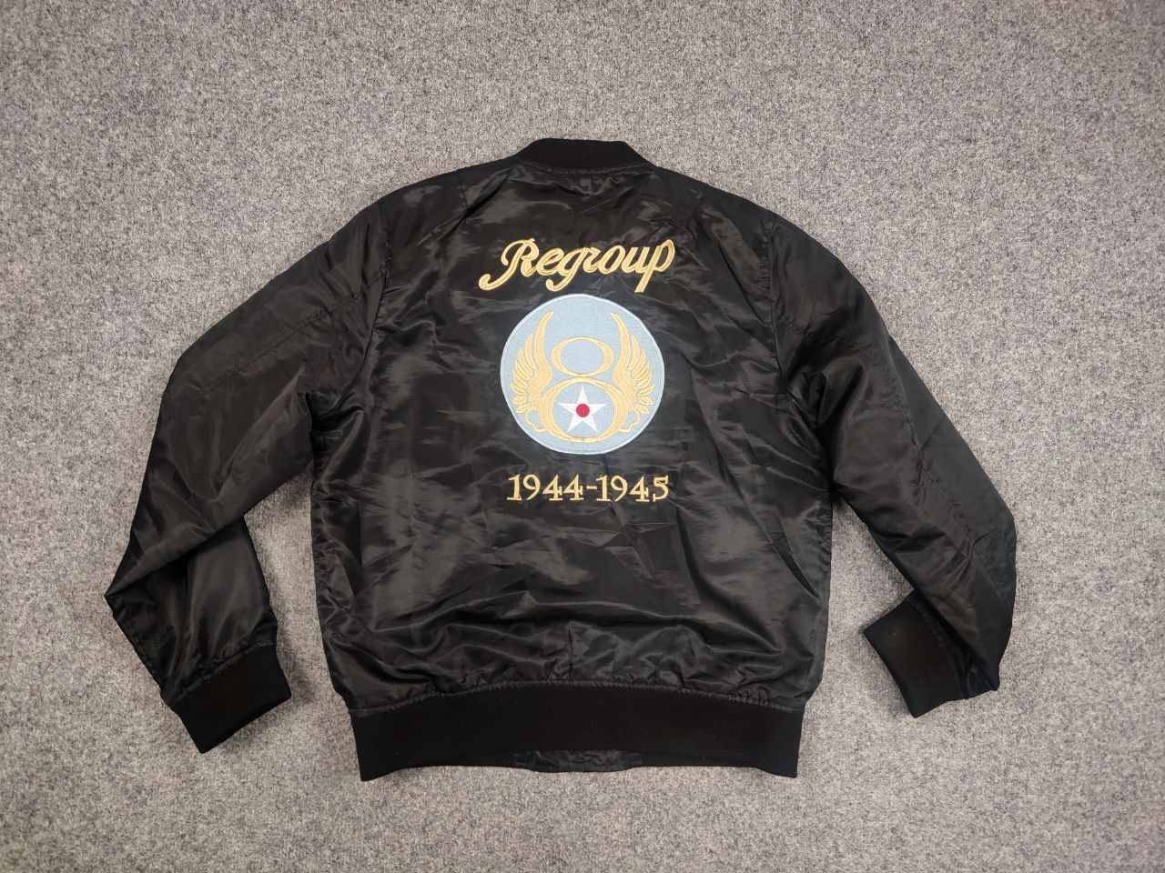 Vintage 90's Us Army Special Forces Regroup Bomber Jacket
