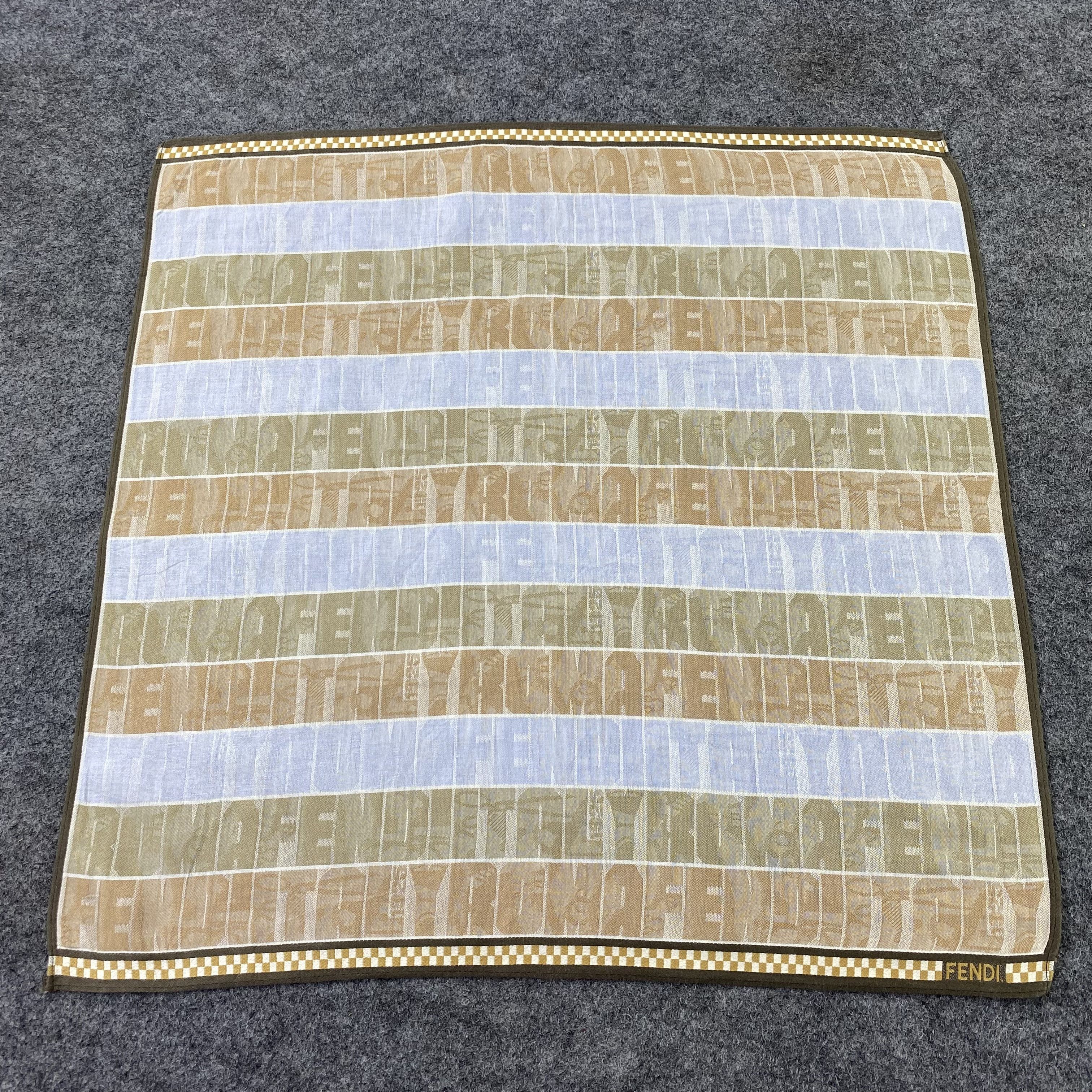 Designer Fendi Handkerchief / Bandana / Neckerchief-B1239 Size ONE SIZE - 3 Thumbnail