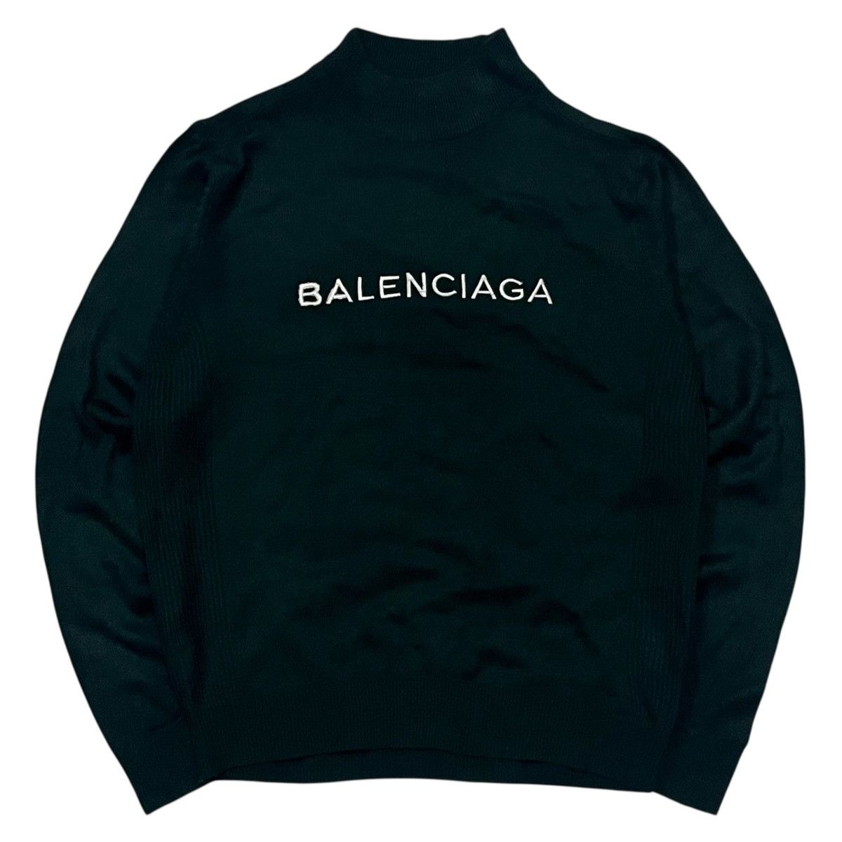 Balenciaga Vintage Balenciaga Embroidery Turtle Neck Size US M / EU 48-50 / 2 - 1 Thumbnail